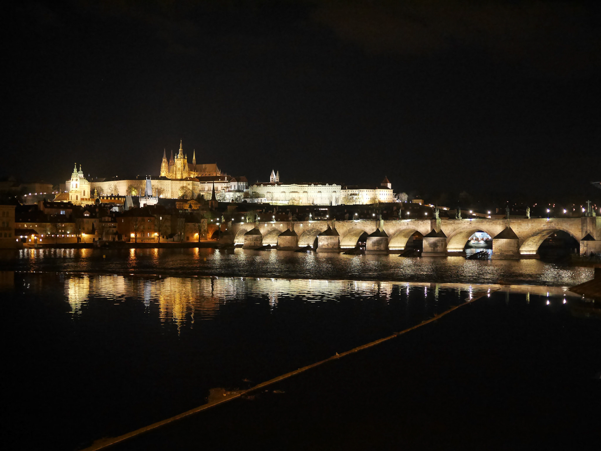 Prague Castle at Night
