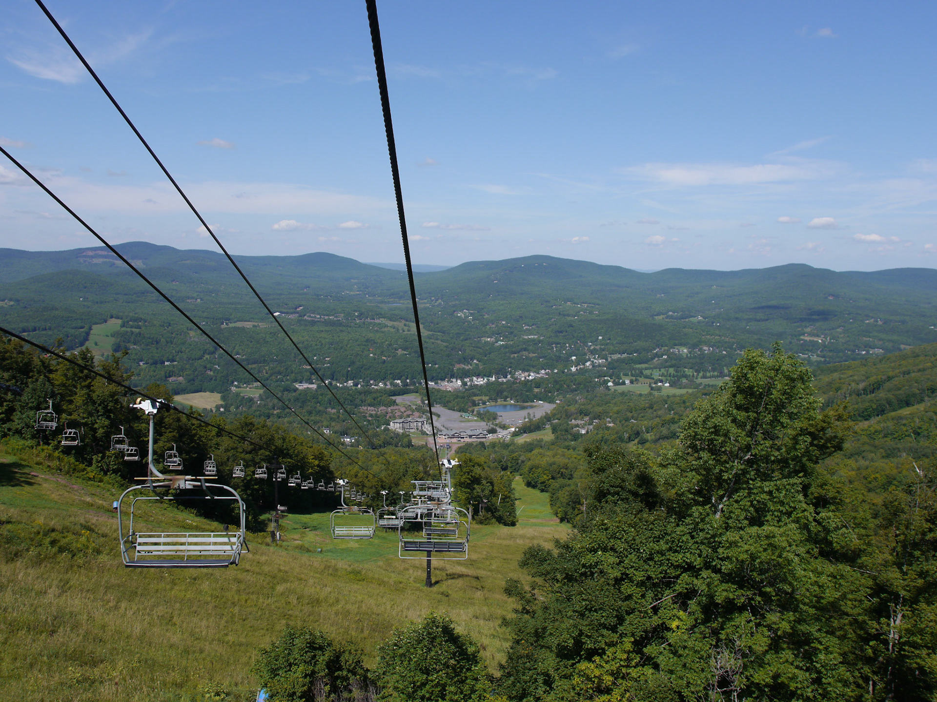 Having spent several years of my youth attending college in the Adirondacks, I became well familiar with the mountains of upstate New York -- both Catskills and Adirondacks. I love coming back to this area, every now and then, to retrace the hiking trails, and enjoy the views that I enjoyed when I was younger. It is nice to come back to same place and take photographs and see how it changed -- or didn't.