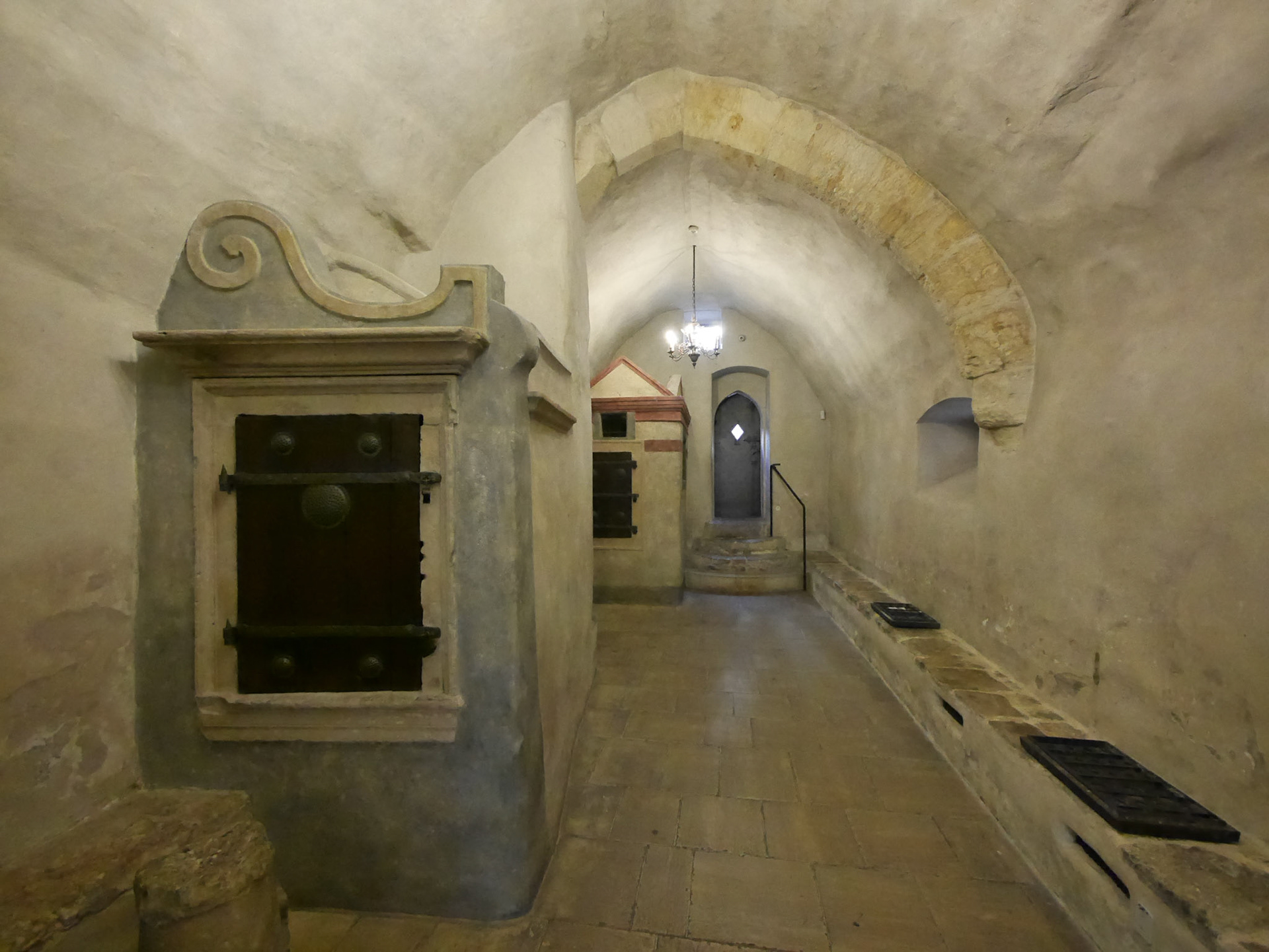 Inside Old New Synagogue in Prague