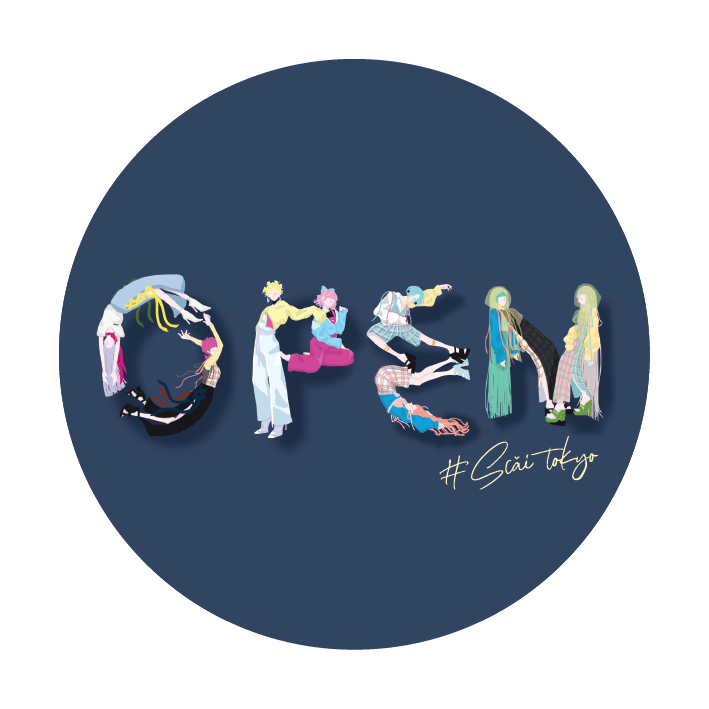 OPEN Sticker Illustration
