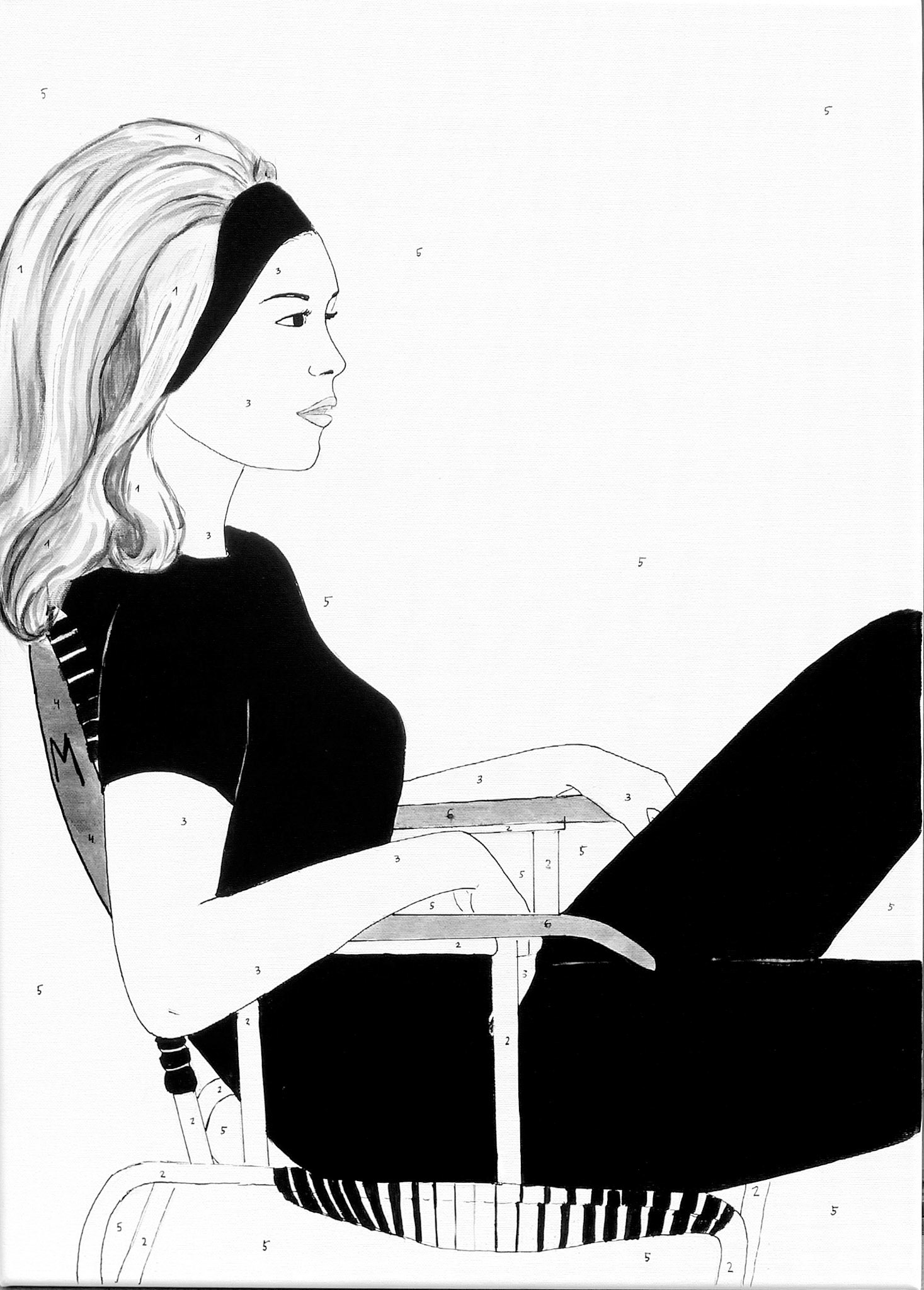Brigitte, 70x55cm