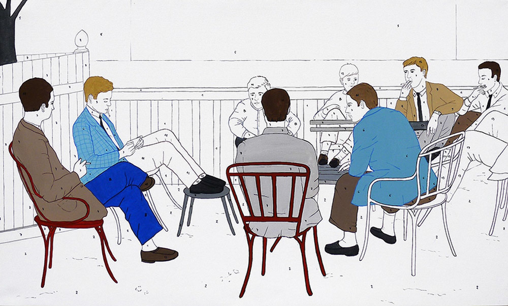W parku, 150x90cm