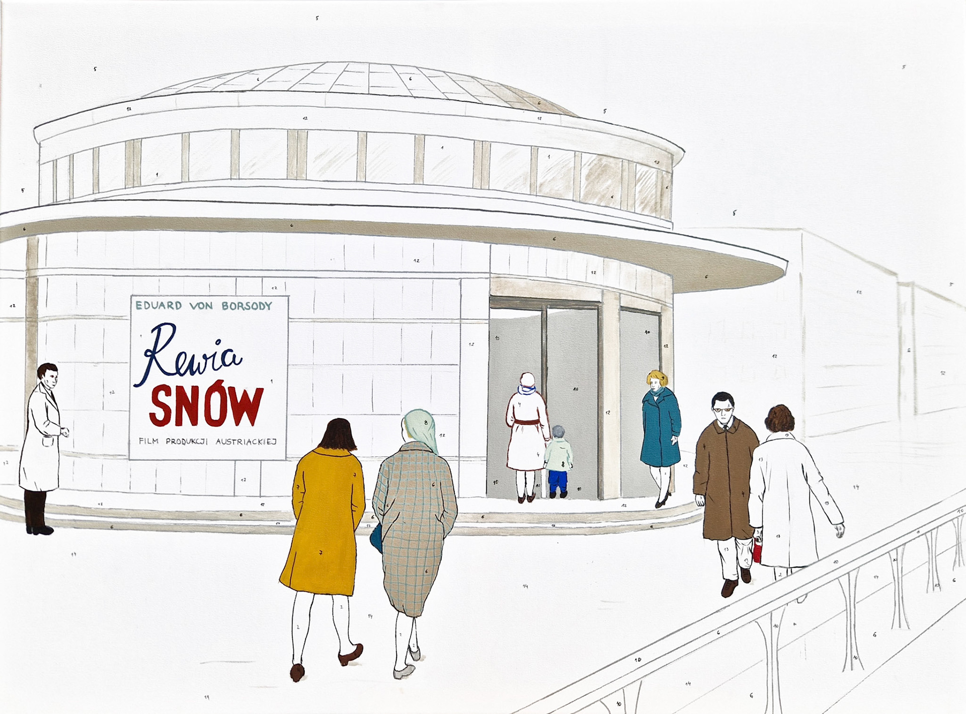 Kino Iluzjon - 120x90 cm (akryl na płótnie)