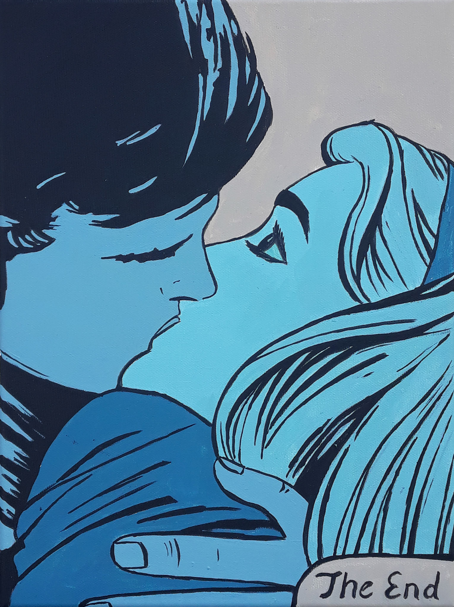 Kiss, 40x30cm