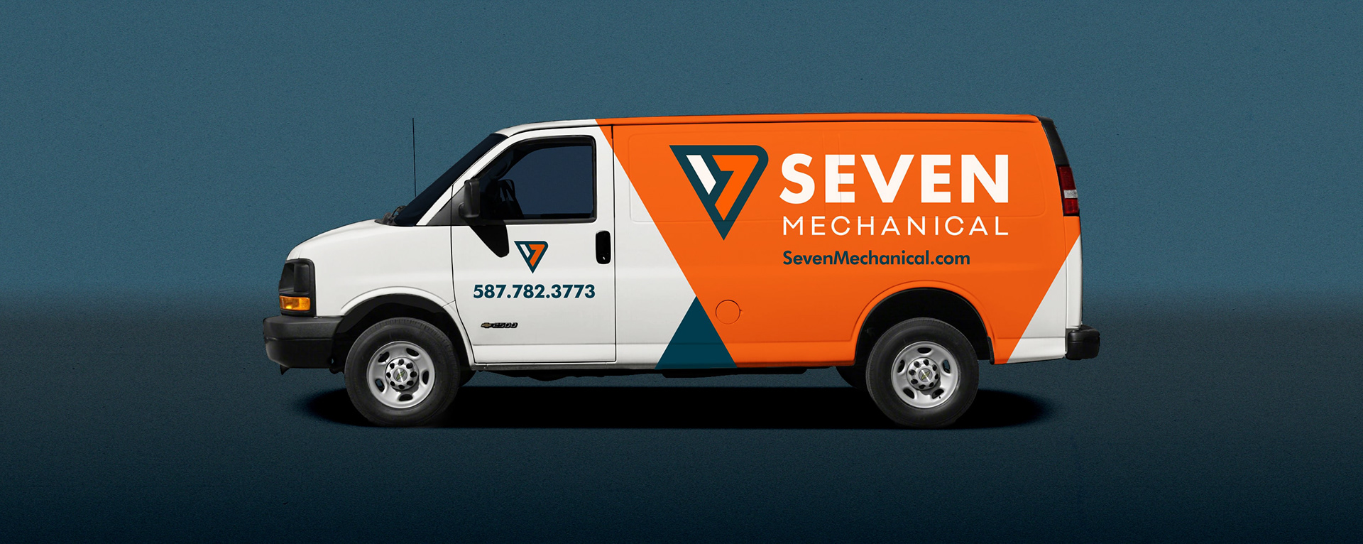 Seven Mechanical branded service van.