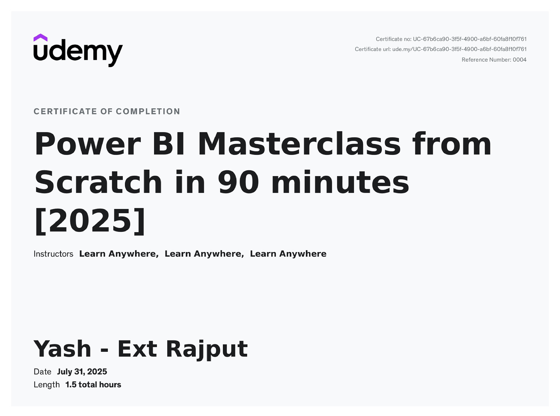 Power BI Masterclass