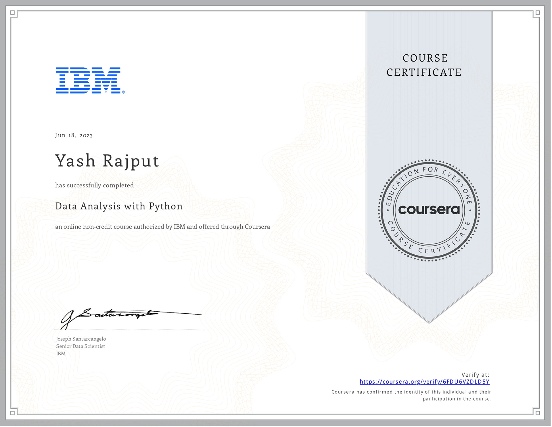 Data Analysis with Python