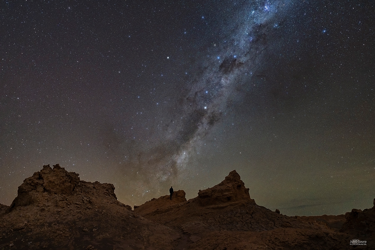Valle de La Luna. Vía Láctea