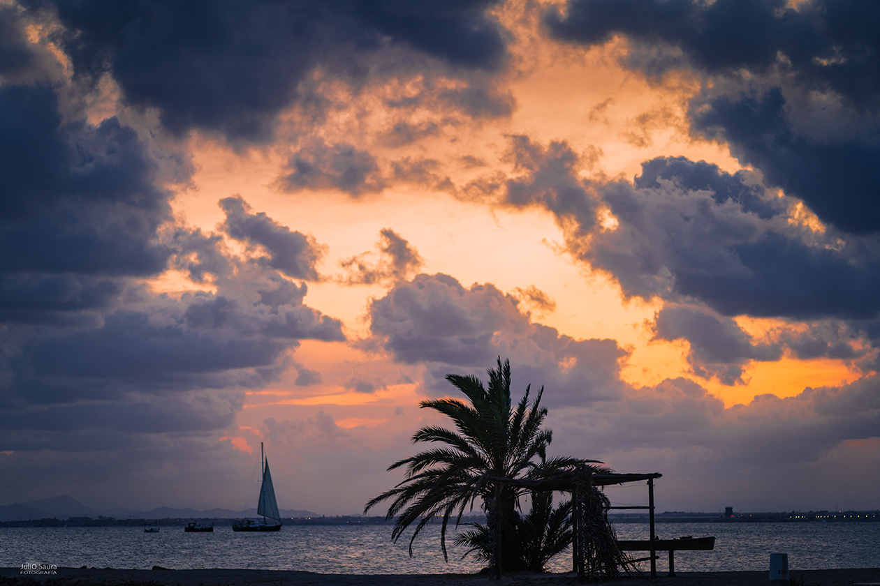 Atardecer en el Mar Menor