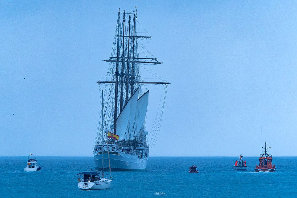 Buque Escuela Juan Sebastián de Elcano en Cartagena
