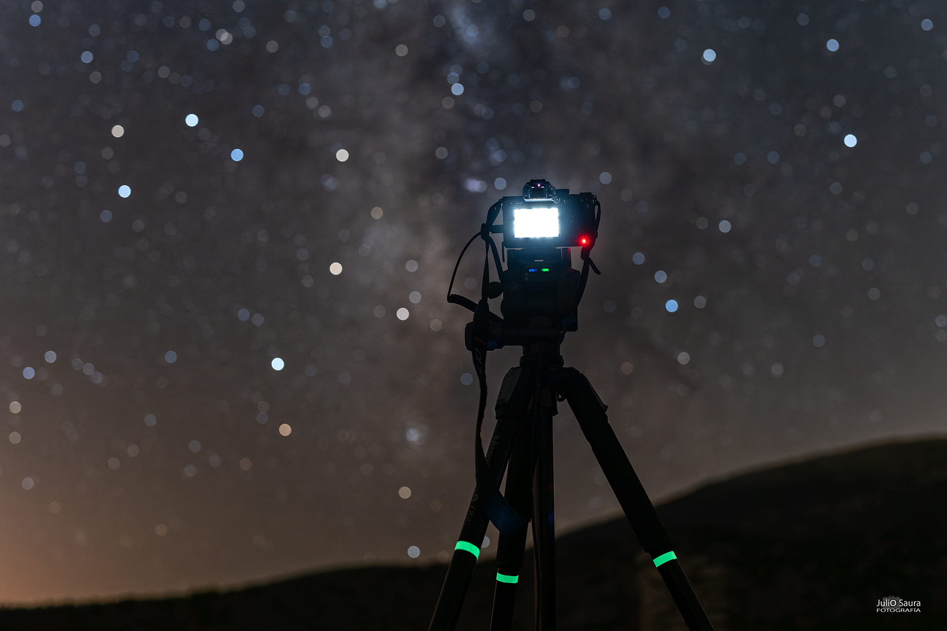 Sesión nocturna en Inazares