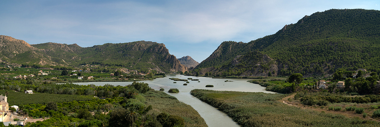 Embalse de Ojós desde el Mirador Alto de Bayna, Región de Murcia