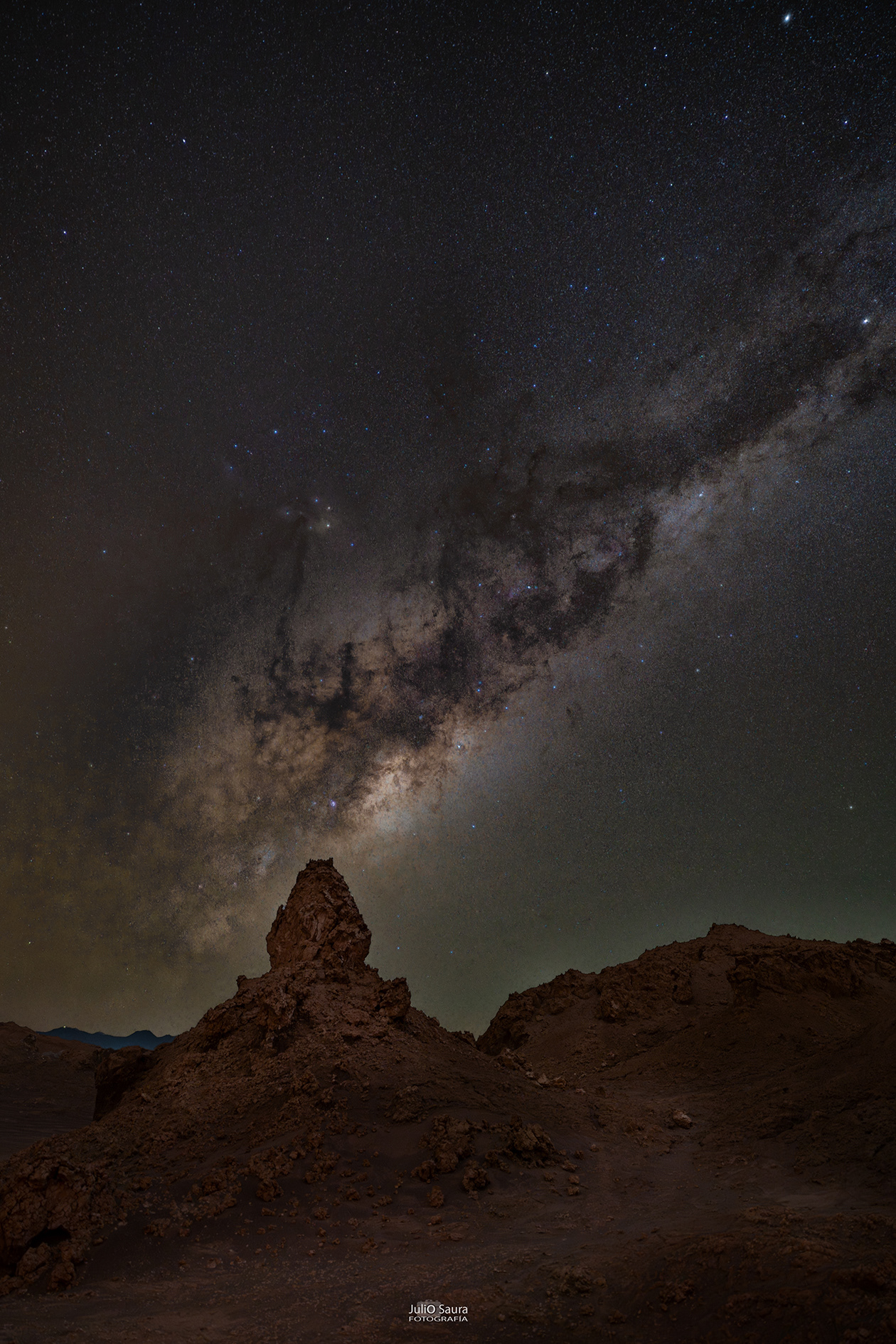 Valle de La Luna. Vía Láctea