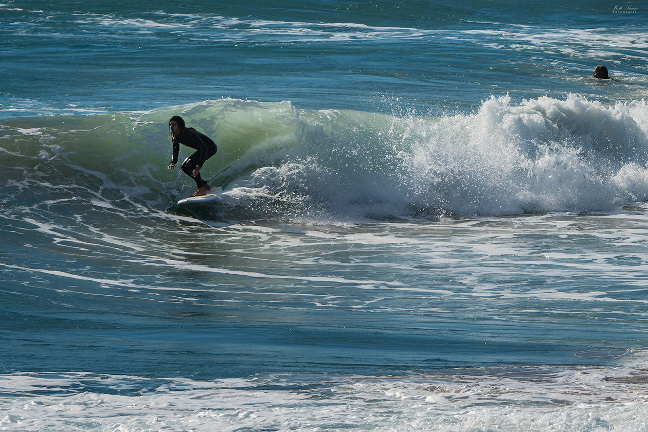 Surferos en Calblanque