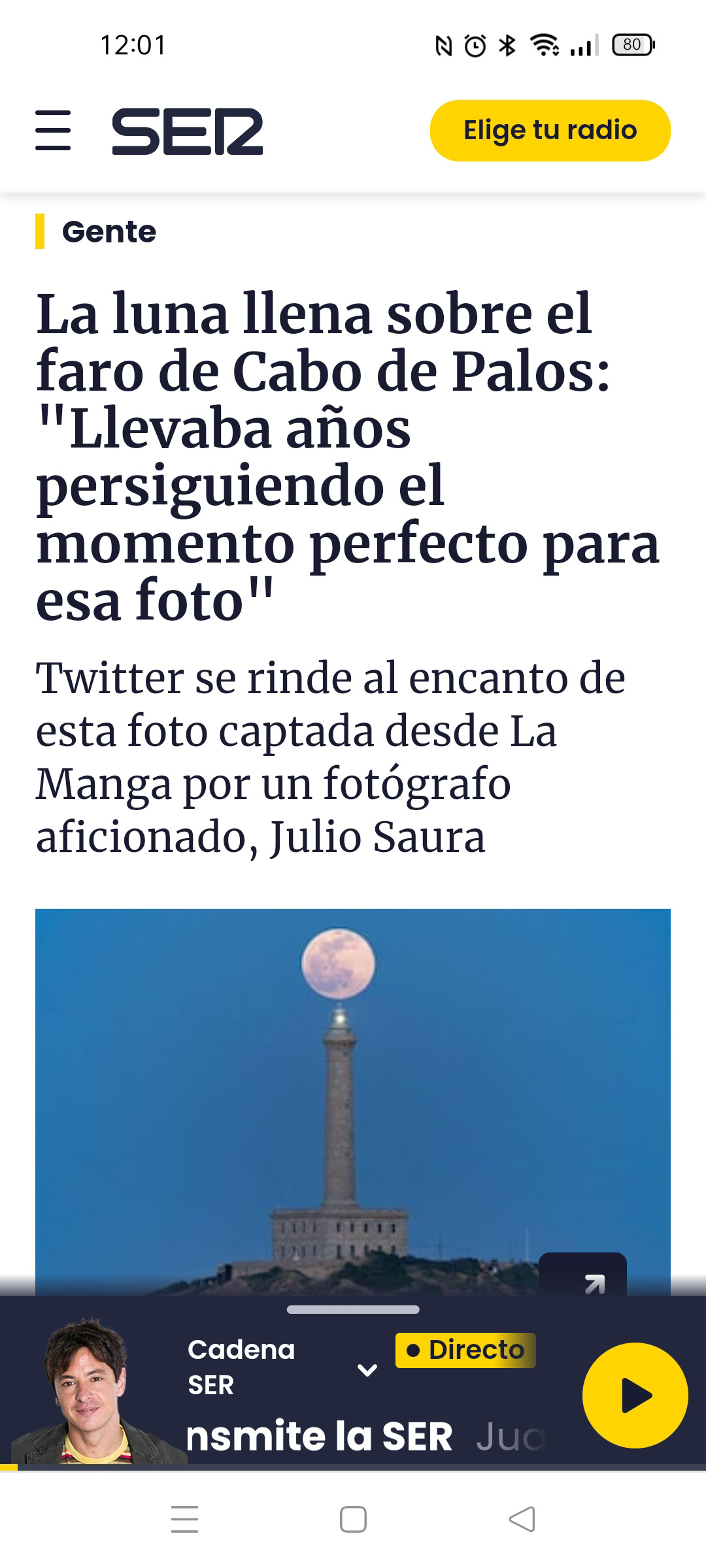 Lo petamos en Twitter con esa foto