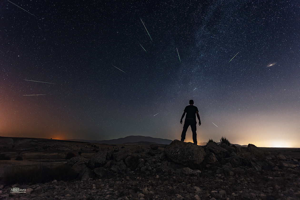 Las Perseidas en El Moralejo, Caravaca