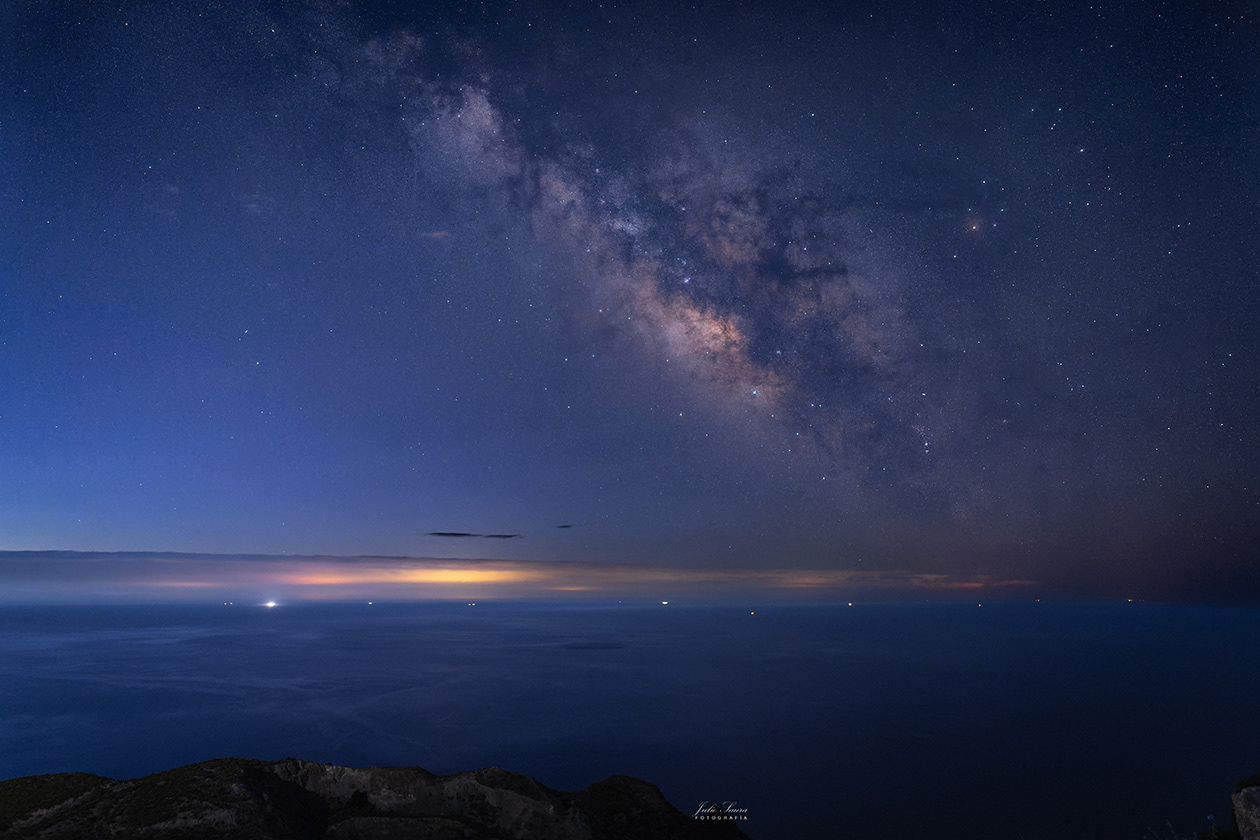 Desde el Torreón de Mesa Roldán, Carboneras, Almería