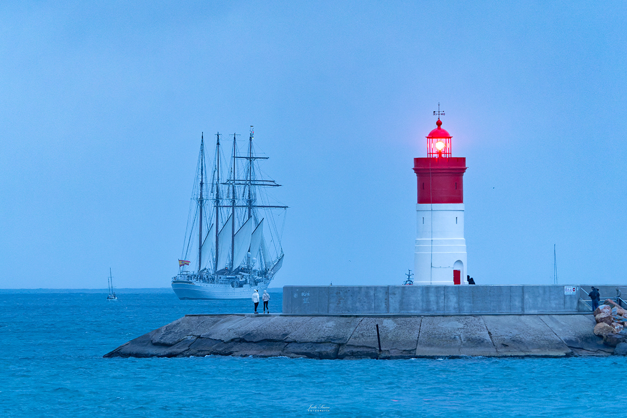 Buque Escuela Juan Sebastián de Elcano en Cartagena