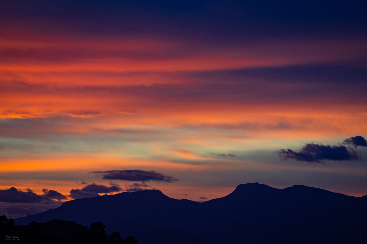 Sierra Espuña al atardecer