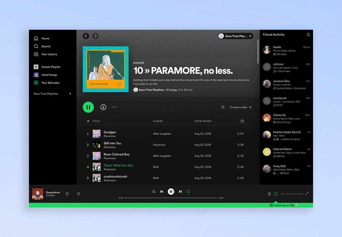 In this second set of 'Artist Edition' playlists, these 9 playlists were also similarly titled according to the moods and how I perceived the artists through the experience of each live concert.