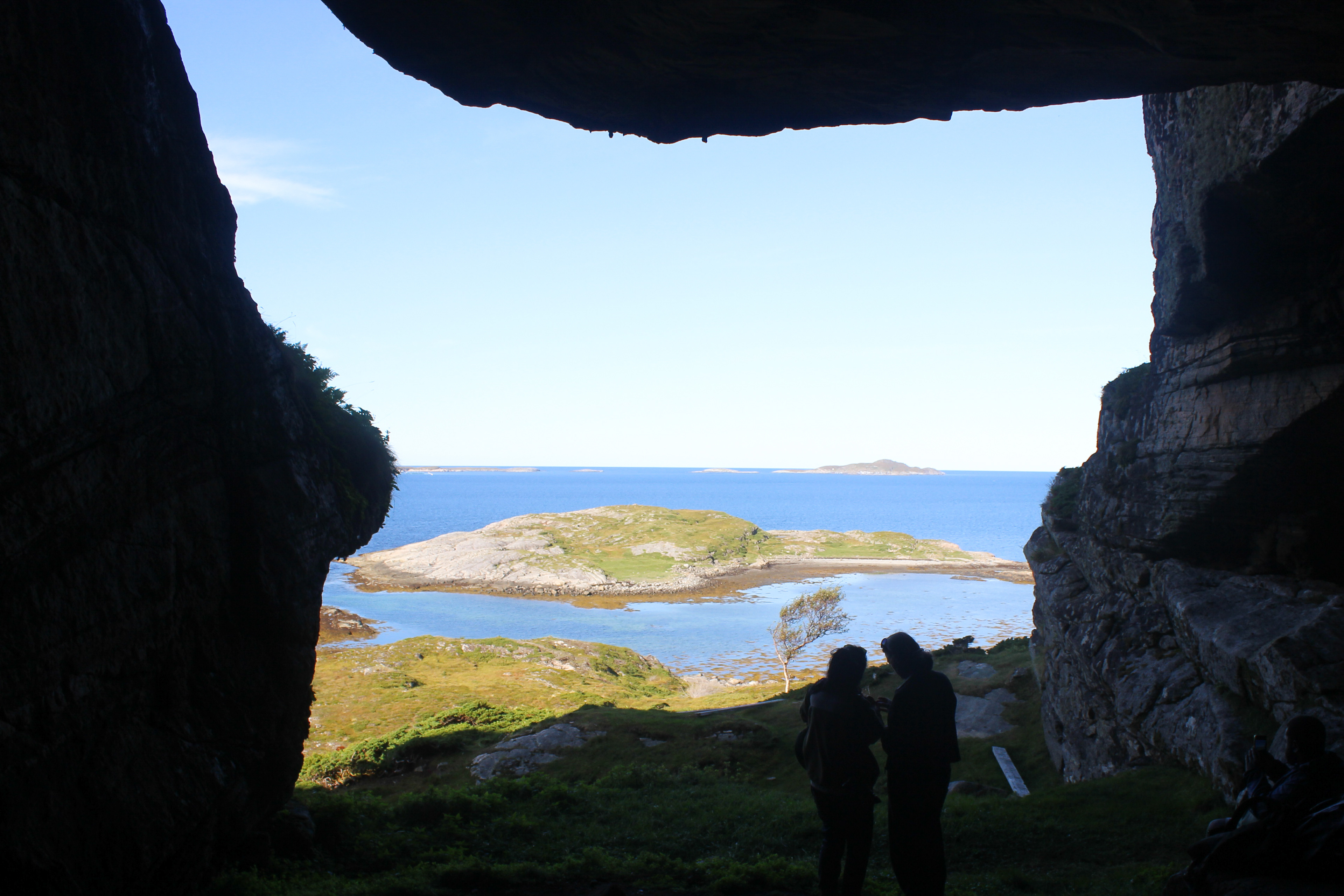 The view from cave Kjølna / Copyright © Christopher Pearson 2019
