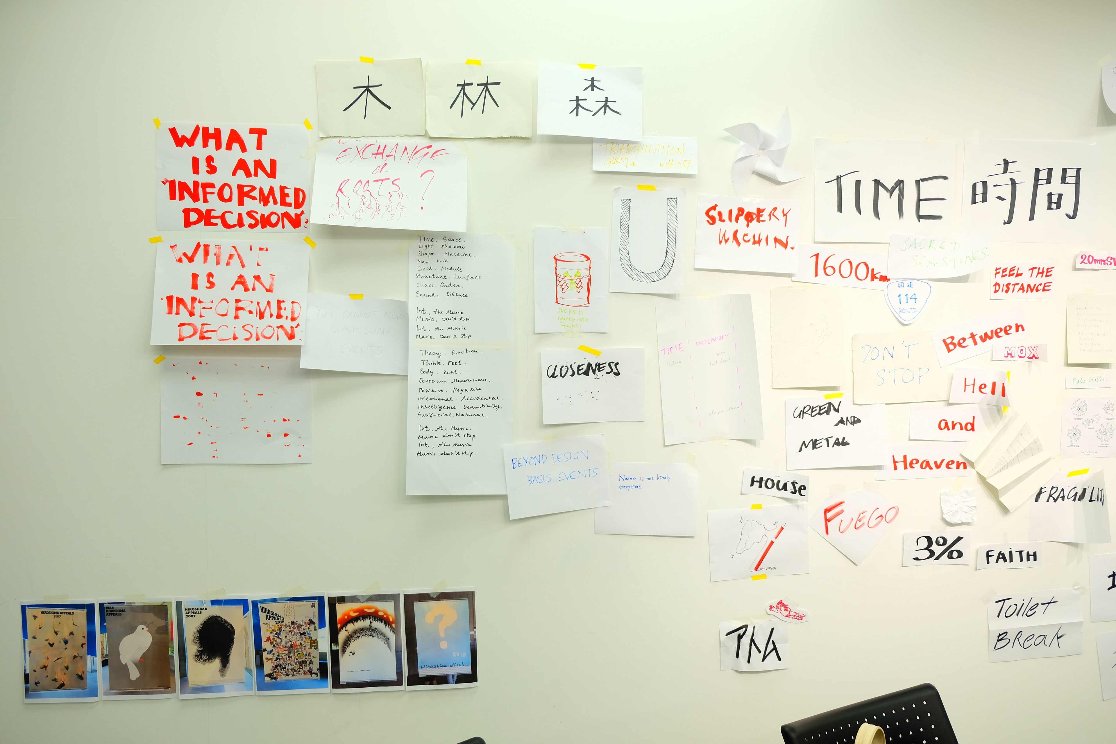 Copyright © Global Art Practice Joint Curriculum 2018 between Central Saint Martins, University of the Arts London and Tokyo University of the Arts