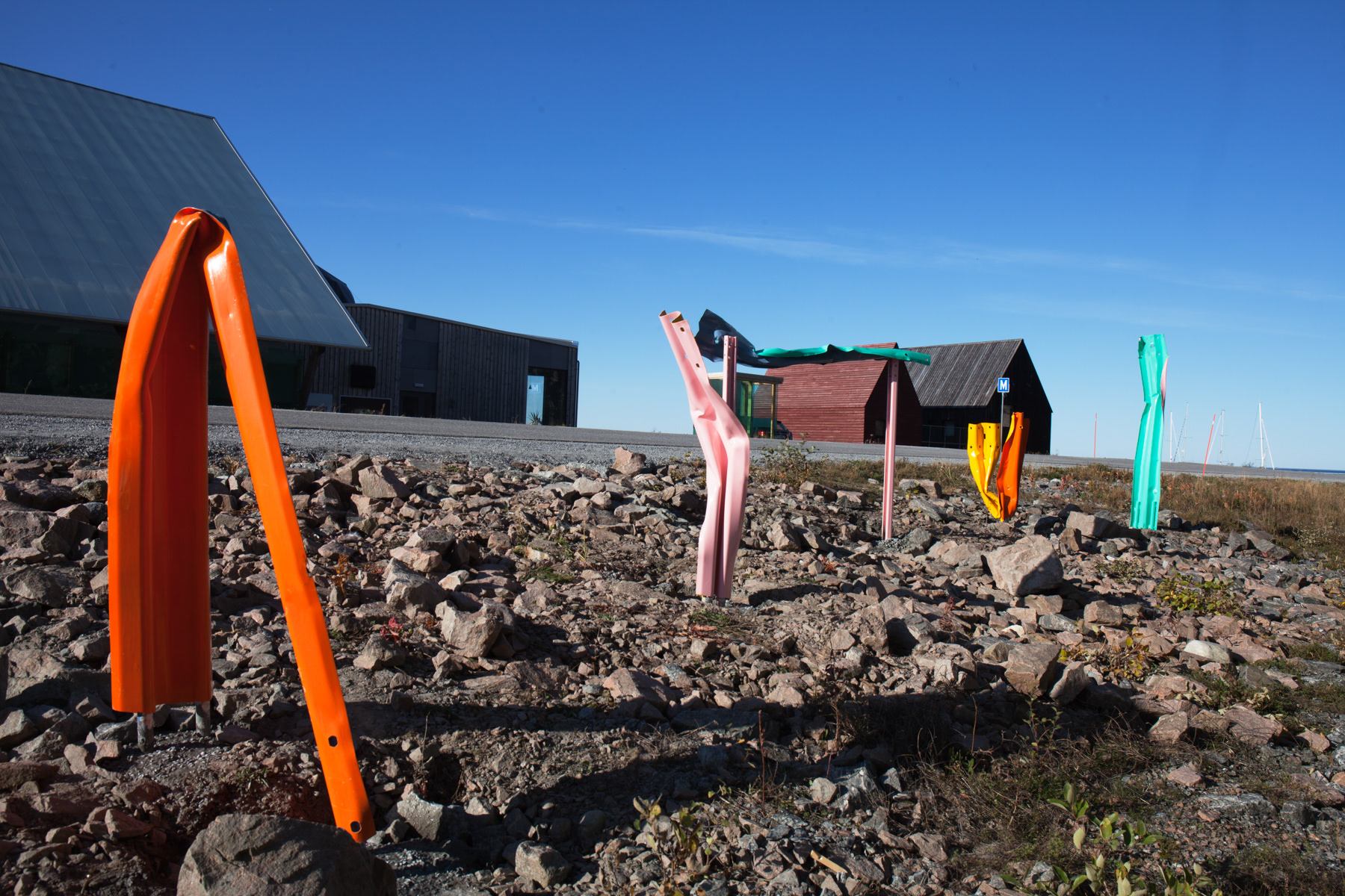 Our final installation, entitled 'On Precarious Ground' (Norwegian: 'På utrygg grunn') / Copyright © Ingrid Pumayalla 2019