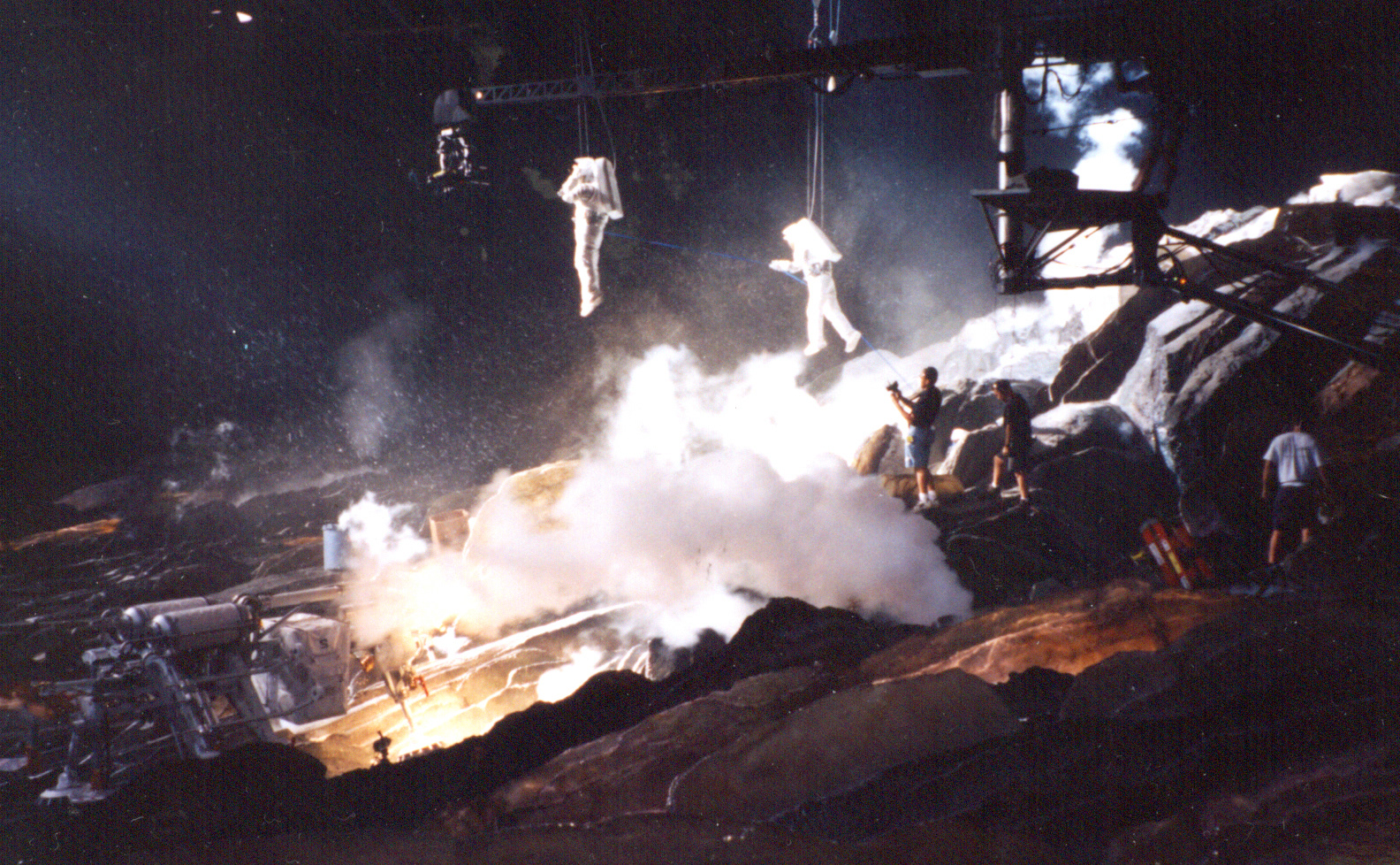 Deep Impact's asteroid set - Paramount Lot - Stage 15.
