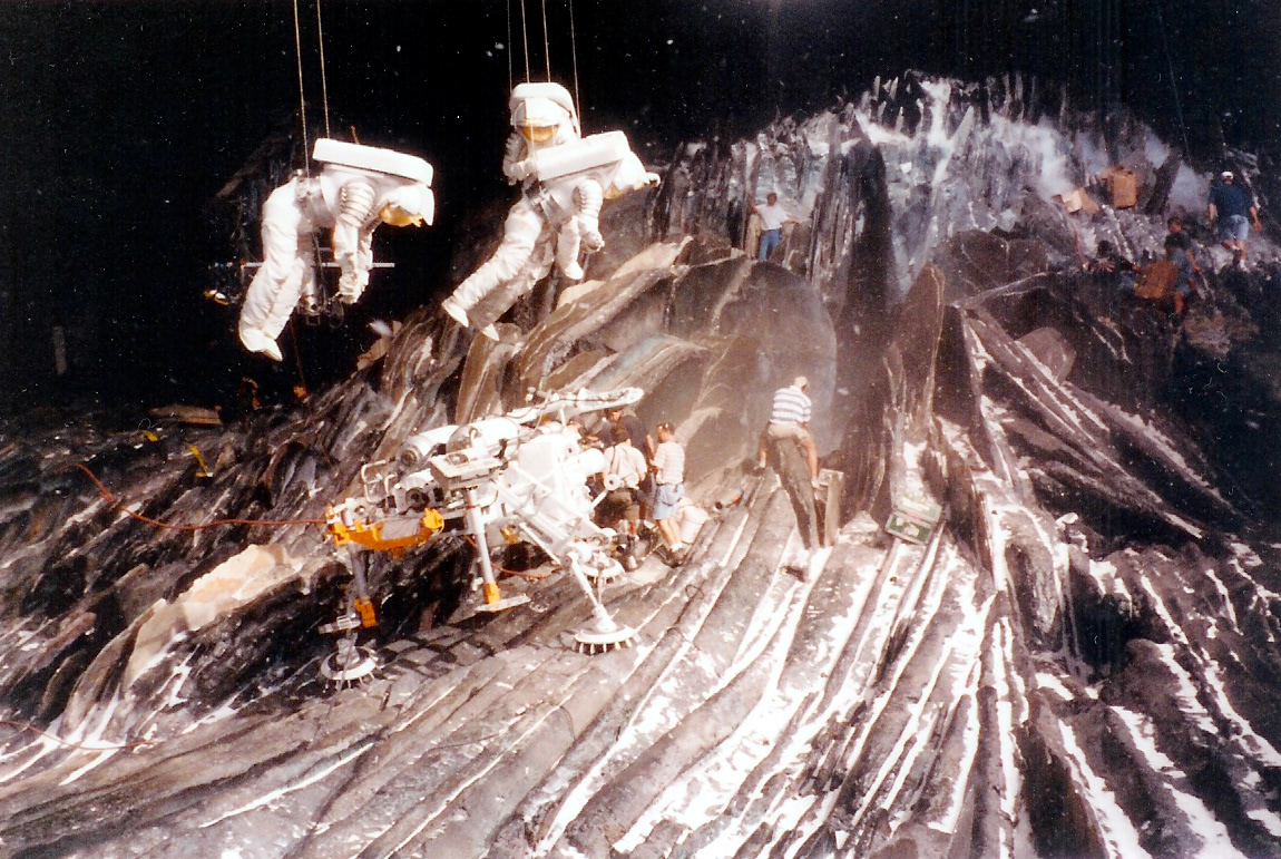 Deep Impact's asteroid set - Paramount Lot - Stage 15.