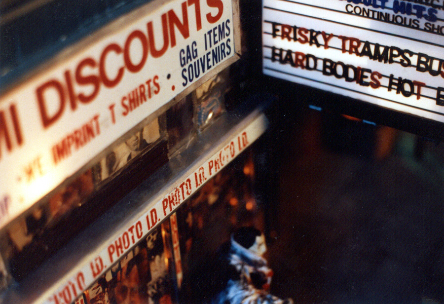 1/12 scale 42nd Street adult theater, circa 1980s.