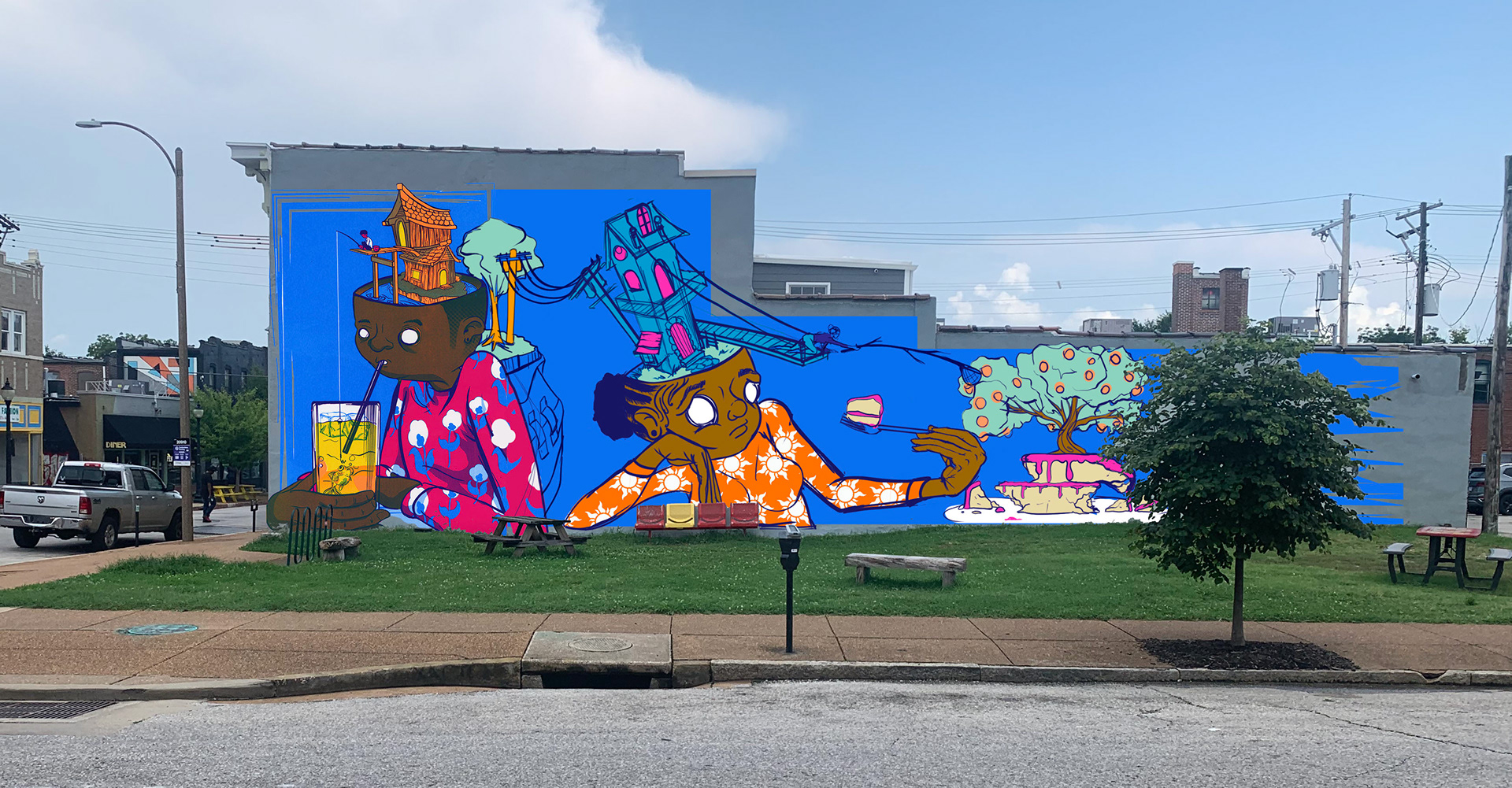 Digital Mockup of the Mural