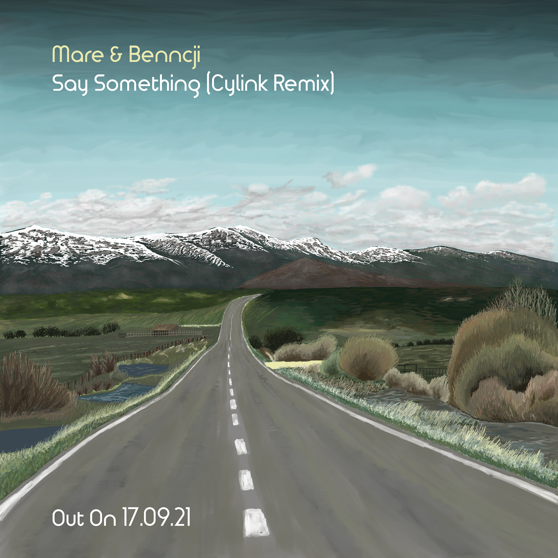 Illustrated for 'Say Something (Cylink Remix)' on Sirup Music