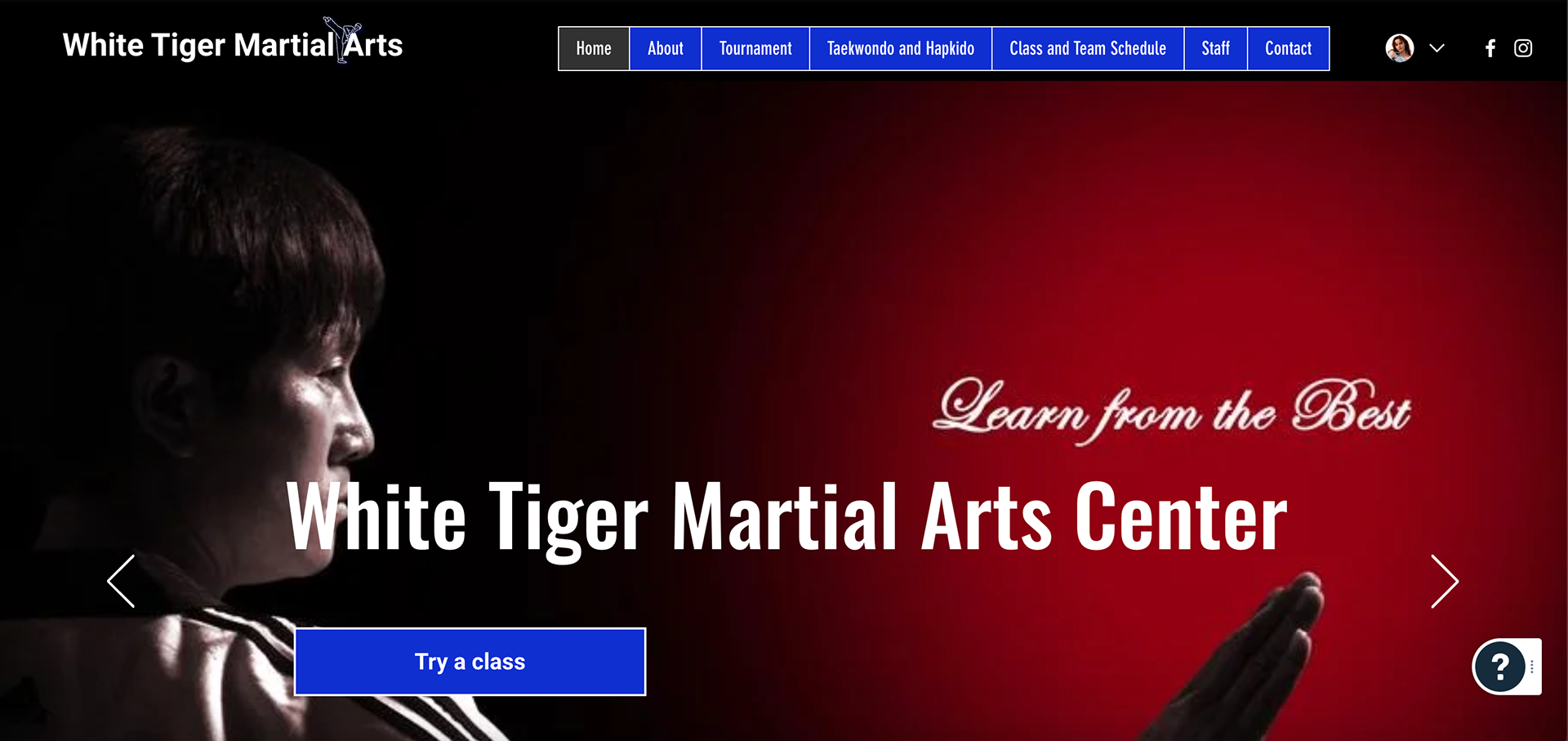 old home page