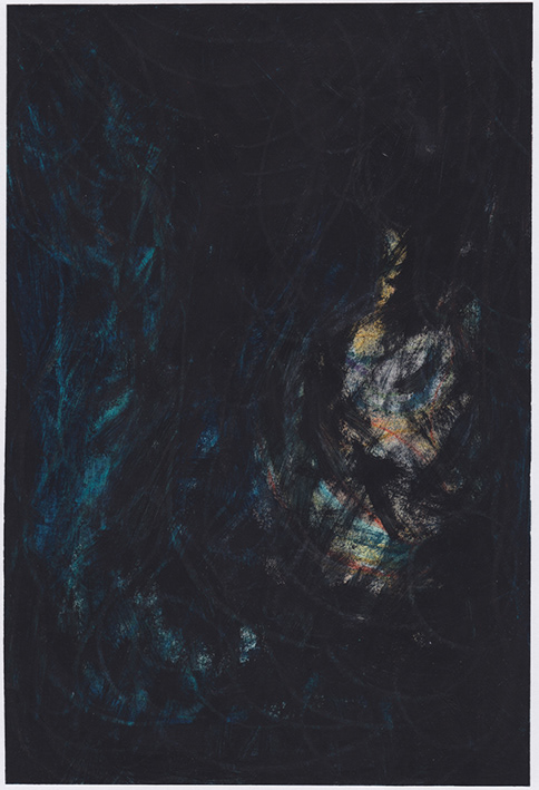 EINE ERSCHEINUNG IM OZEAN (UNTERSEE), Mixed media, 2016