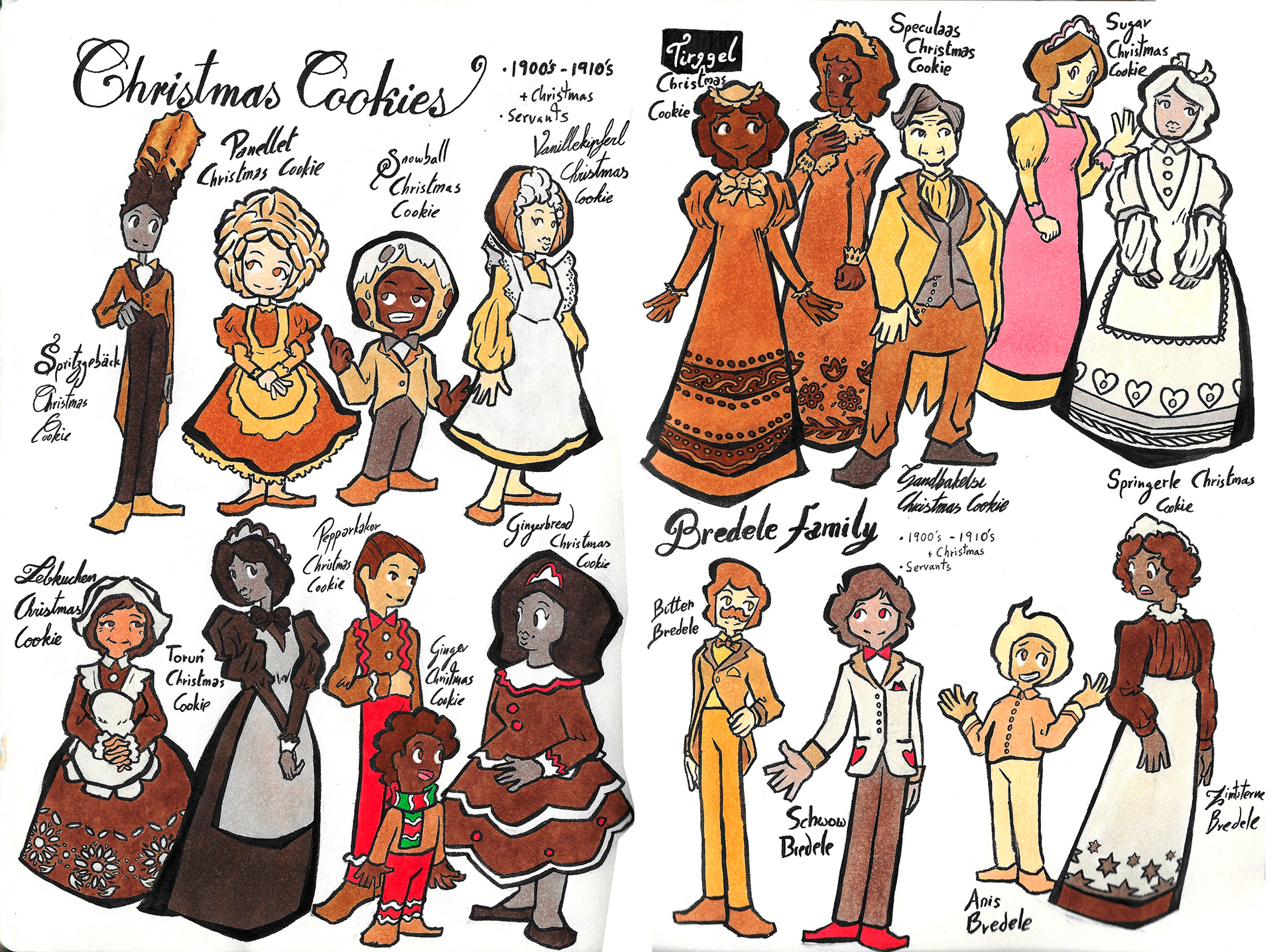 FLAVORS! Christmas Cookie Family