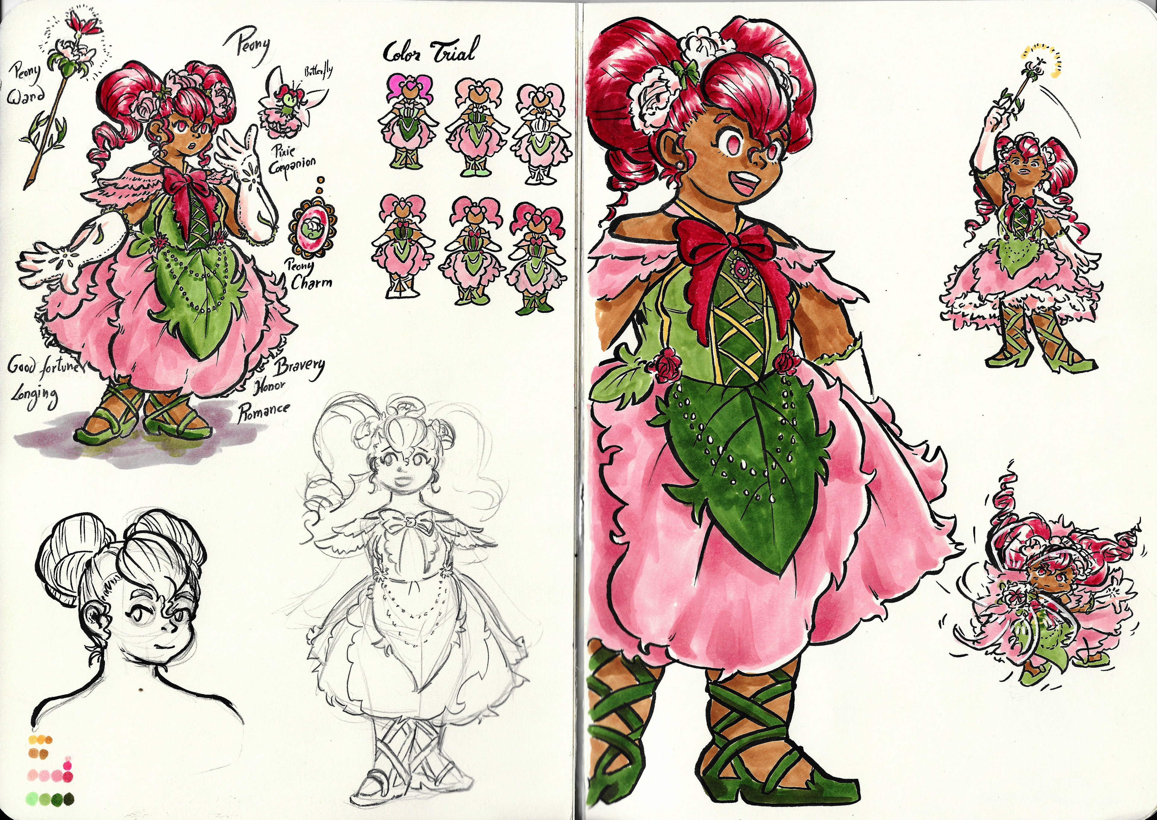 Protagonist concept art