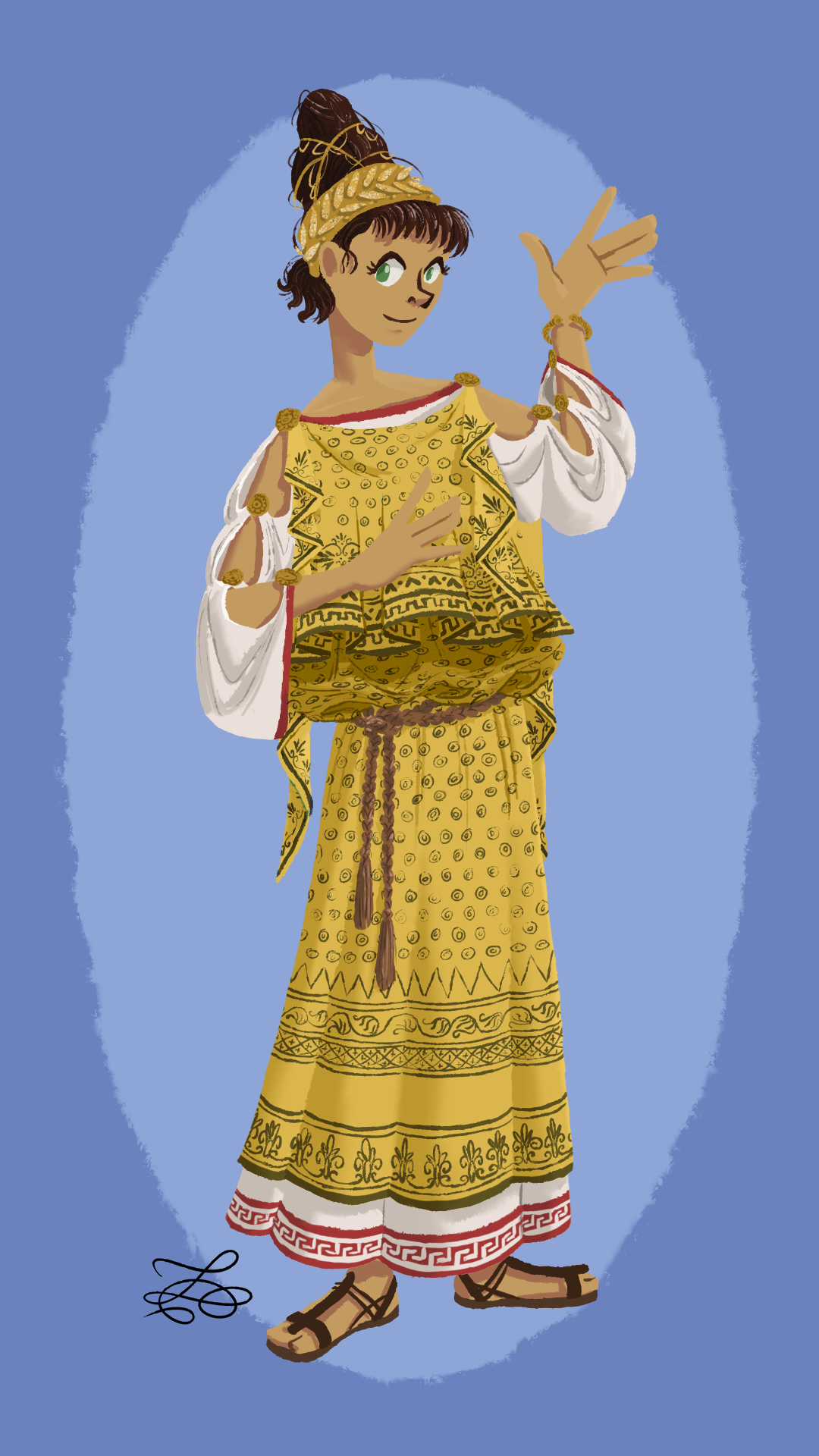 Chiton Girl - Yellow