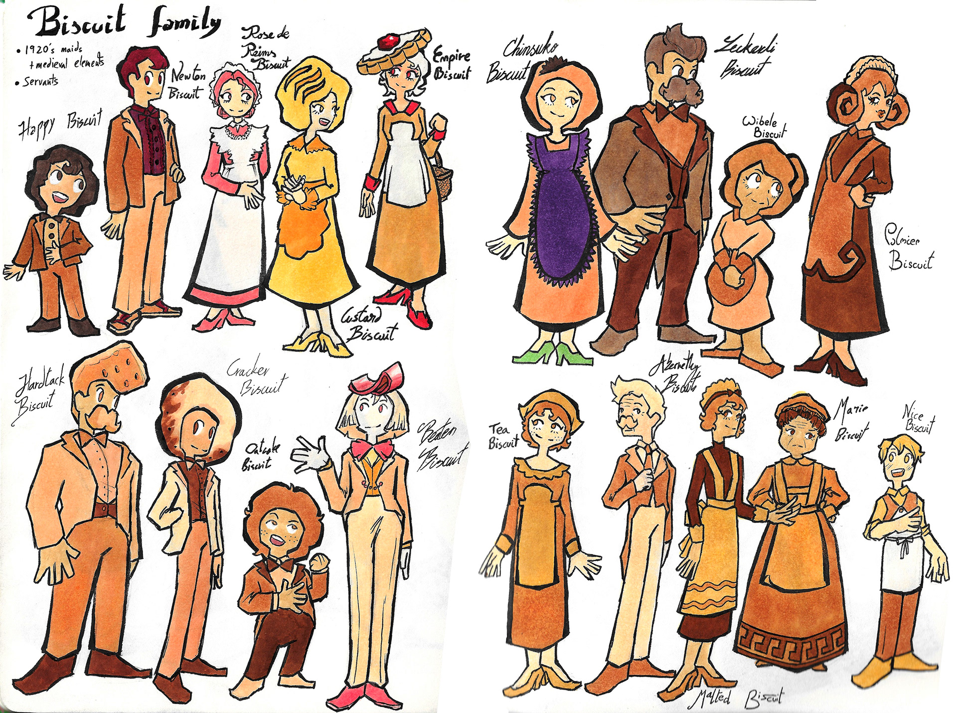 FLAVORS! Biscuit family