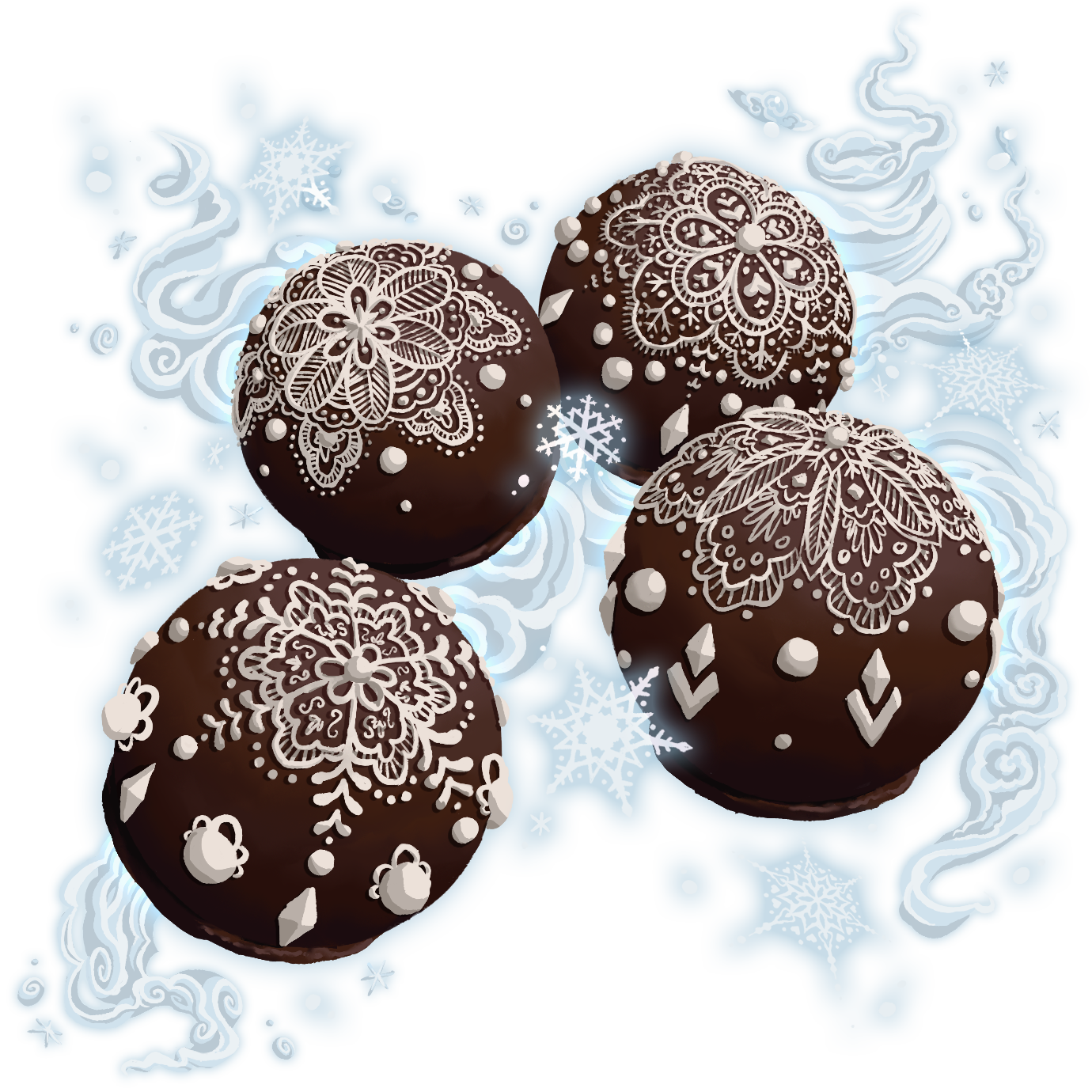 Snow Chocolates