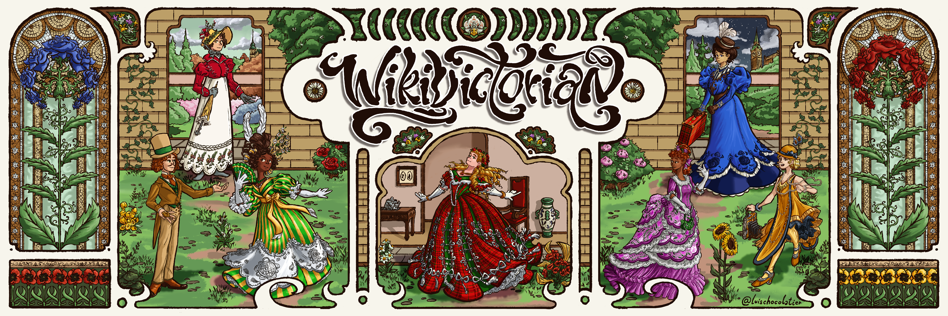 Wikivictorian Header - Full