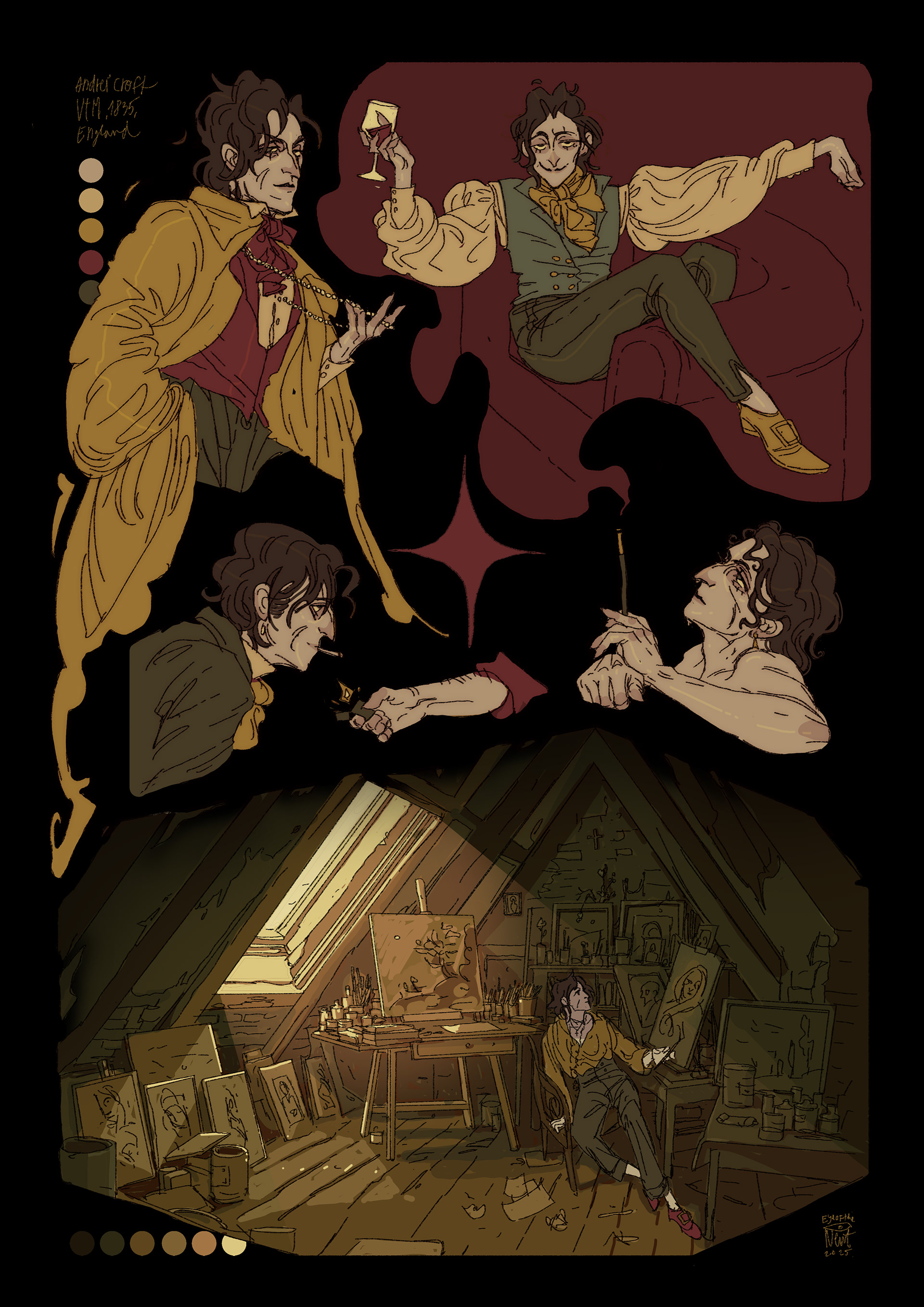 Personal Work (OC: Andrei Croft) 2025