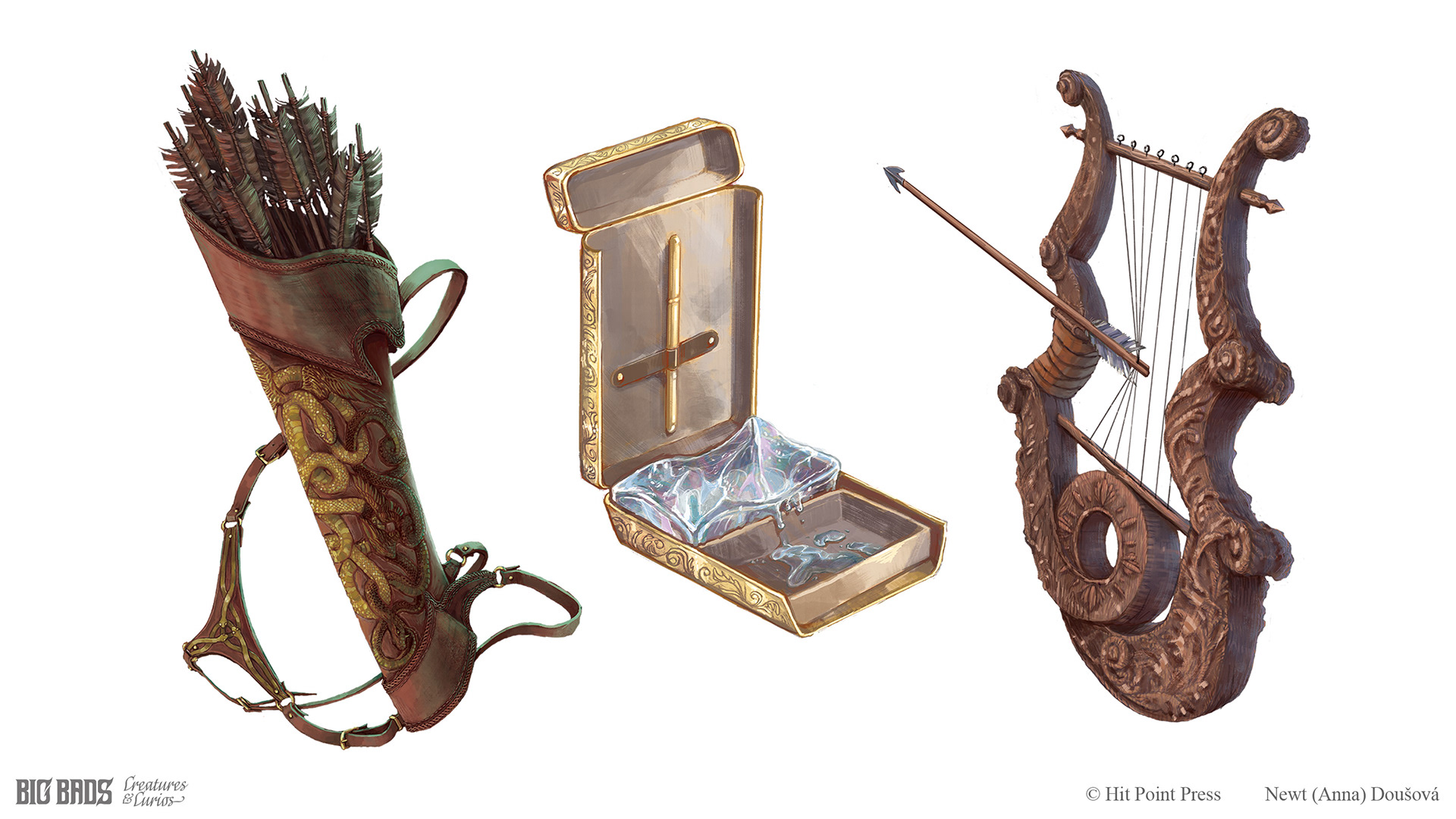 Quiver of Renewal, Invisible Paint , Lyre Bow