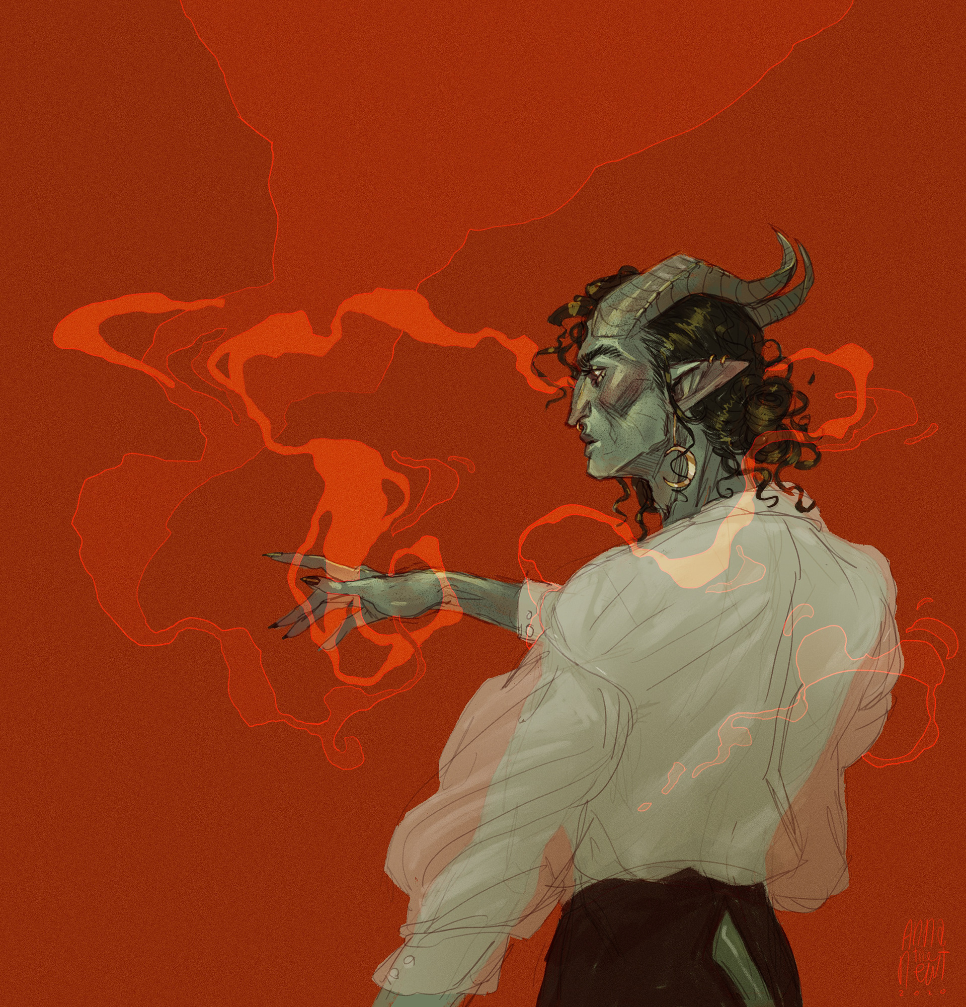 Vincent (fan art of friends Original Character)