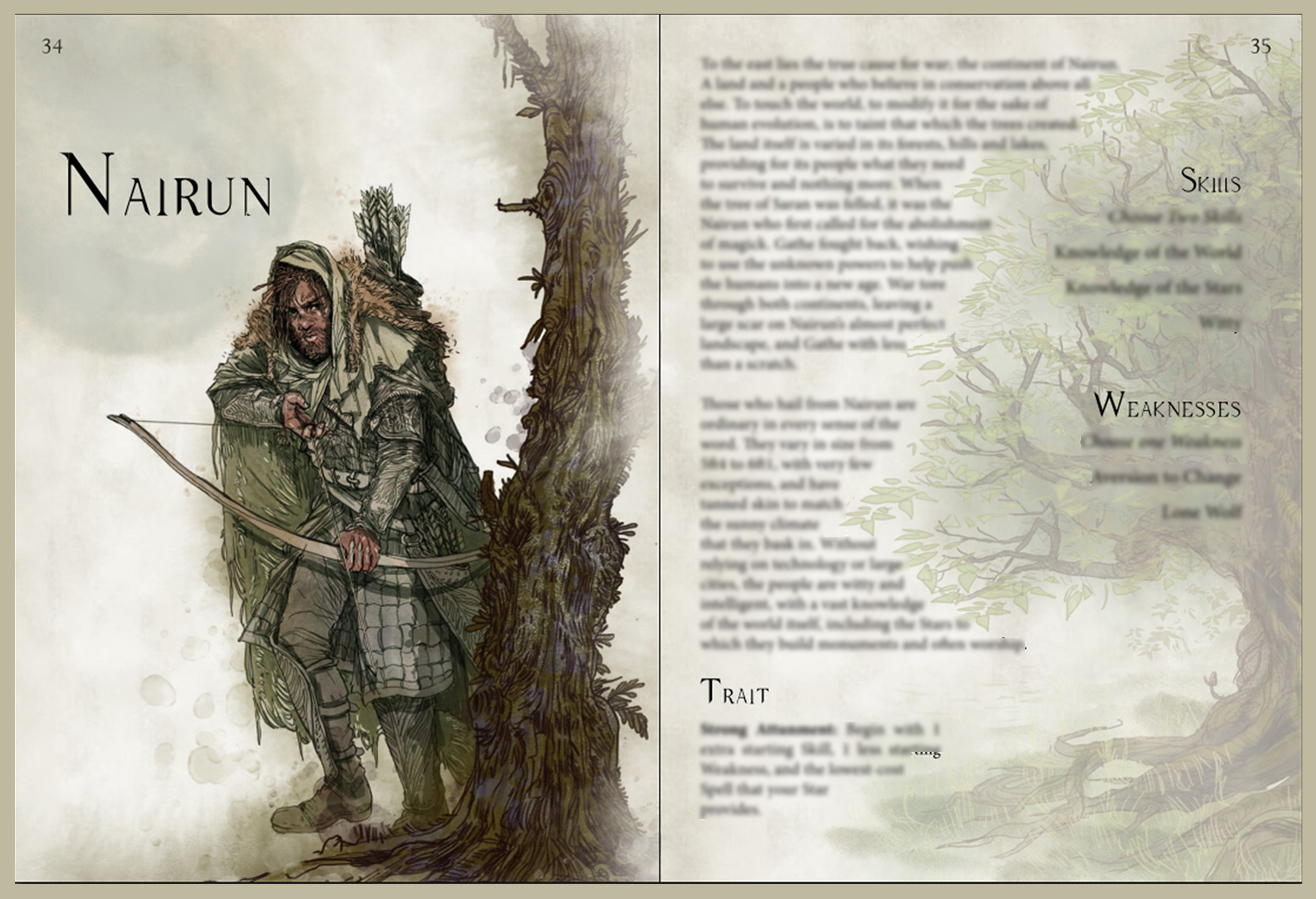 The Nairun race - final page spread