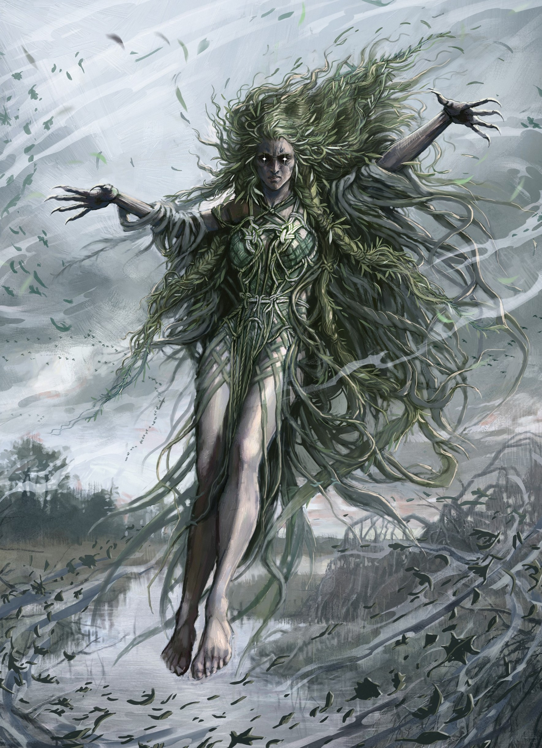 ©Crow & Crown 2023 (Herbarium) - Rusalka chapter opener illlustration