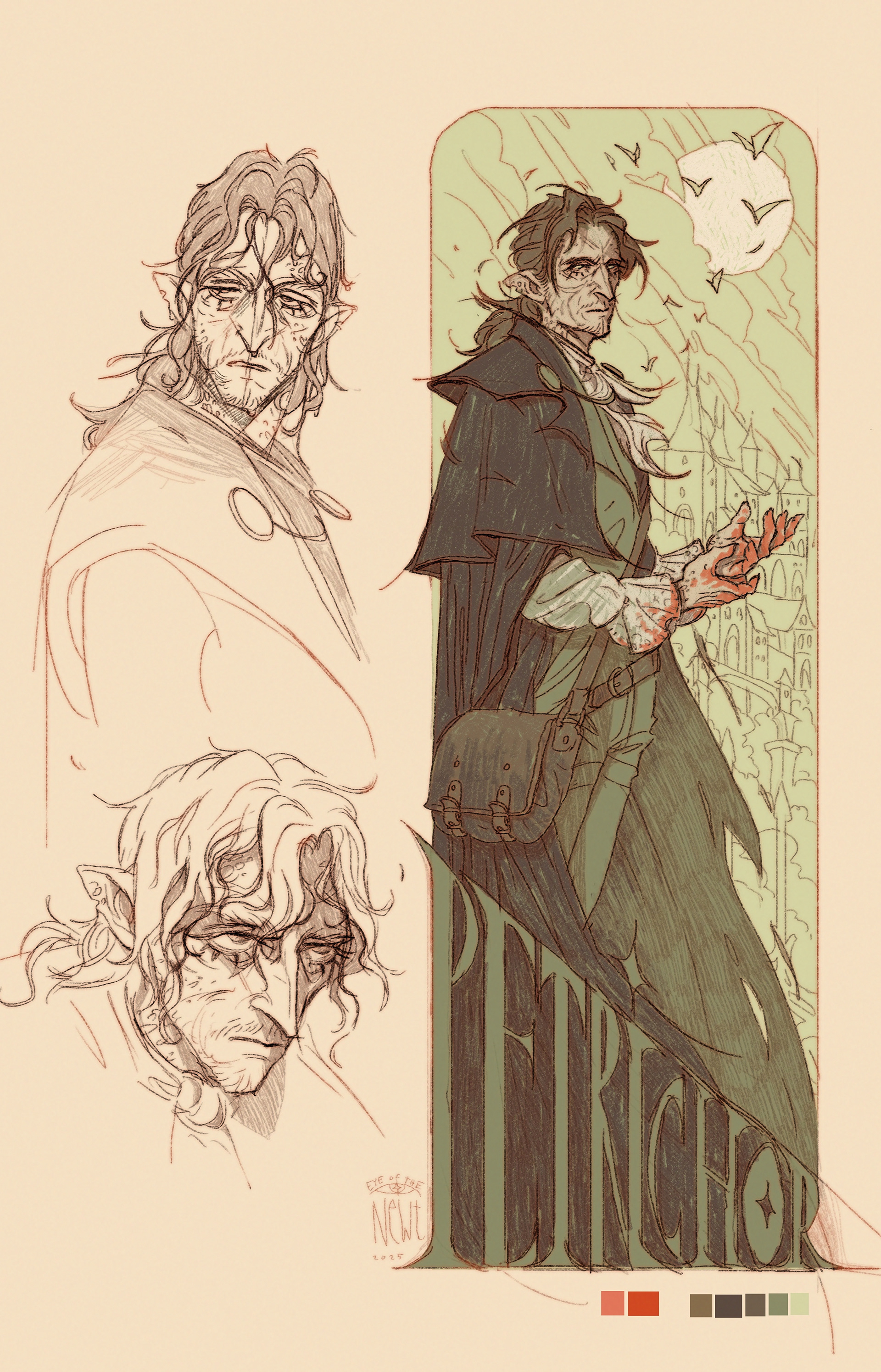 Personal work (OC Petrichor Artz) 2025