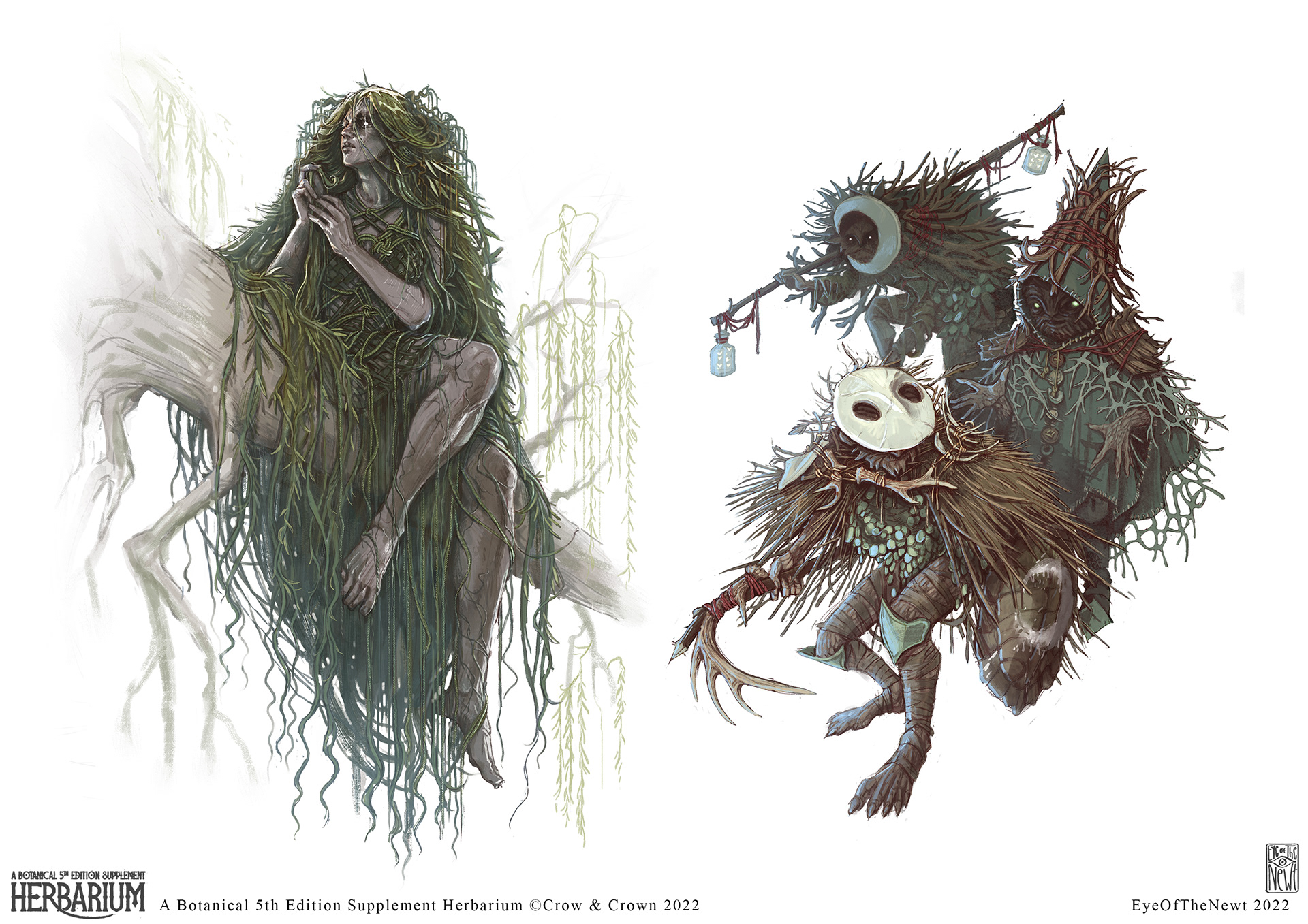 ©Crow & Crown 2023 (Herbarium) - creature designs