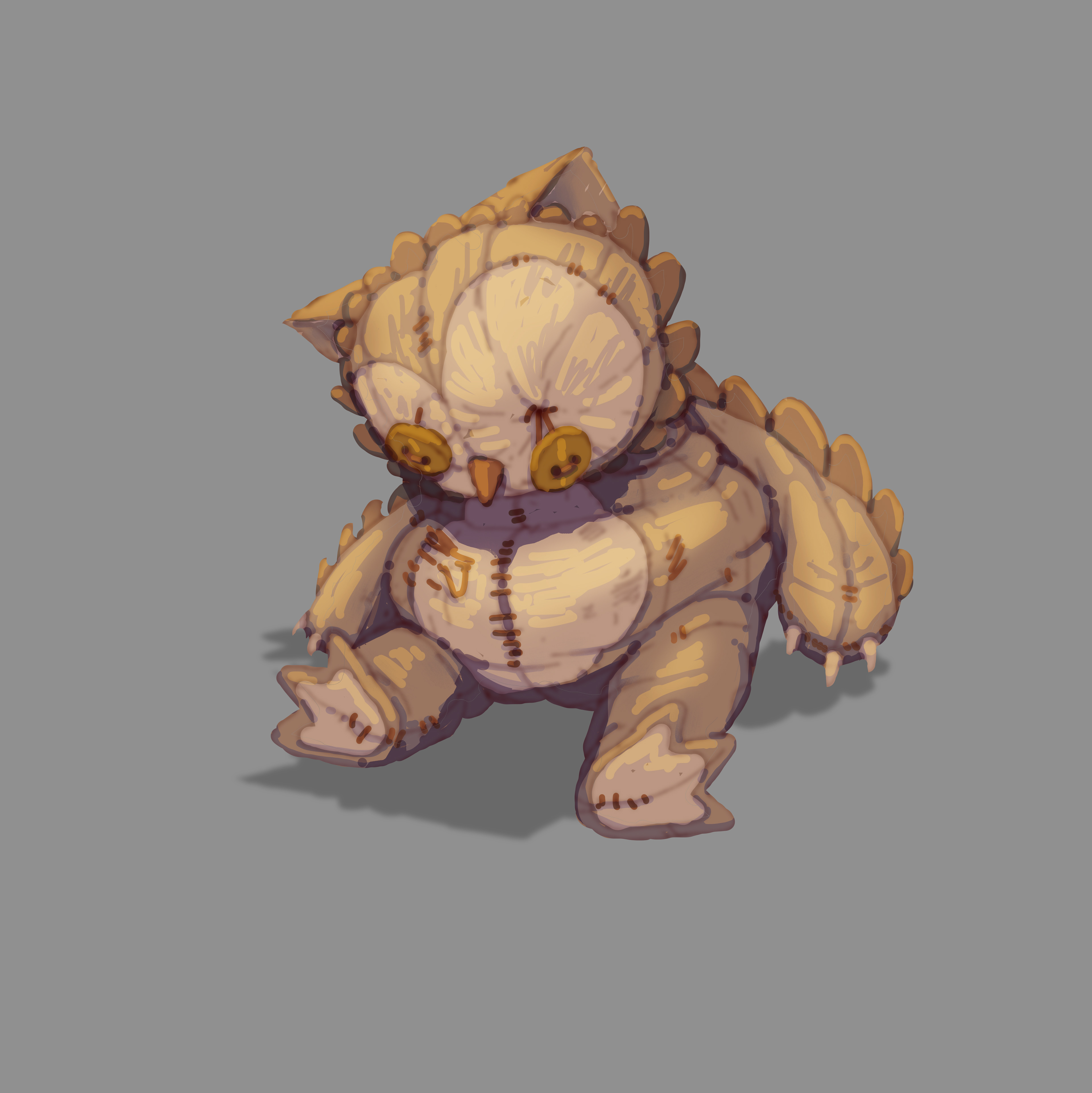 lines and rough colour