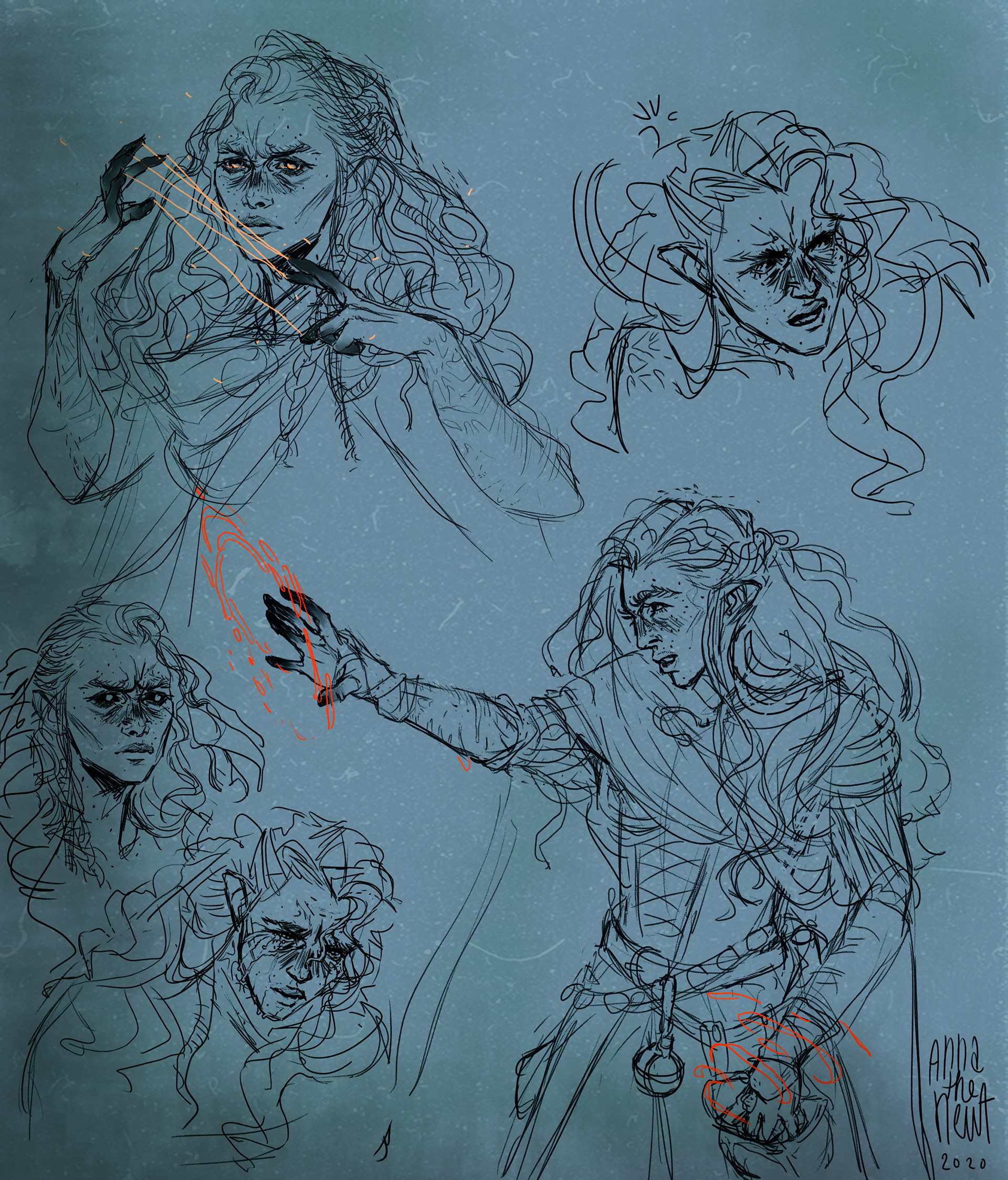 Syorsha sketches (Original Character)