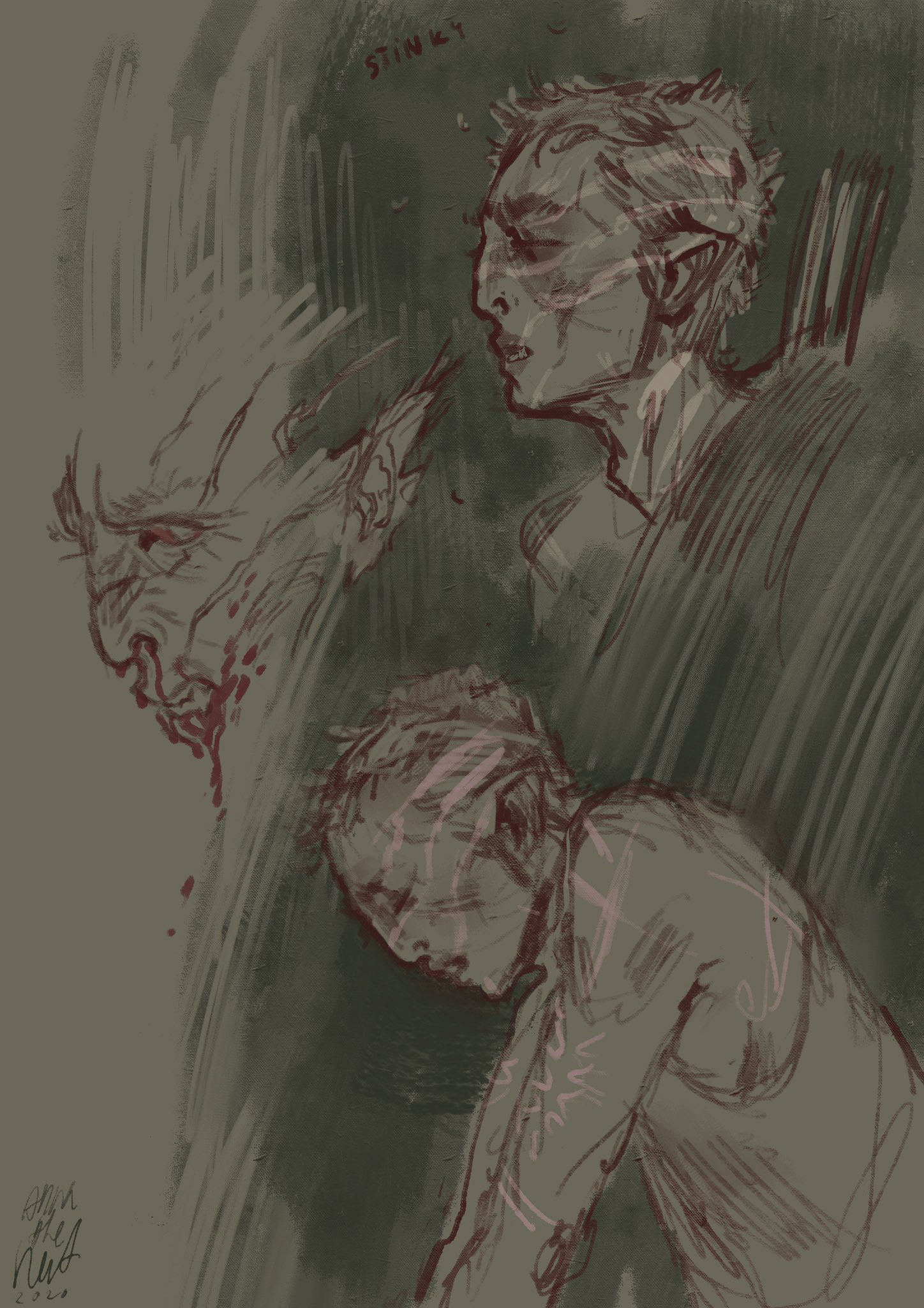 Briki sketches  (Original Character)